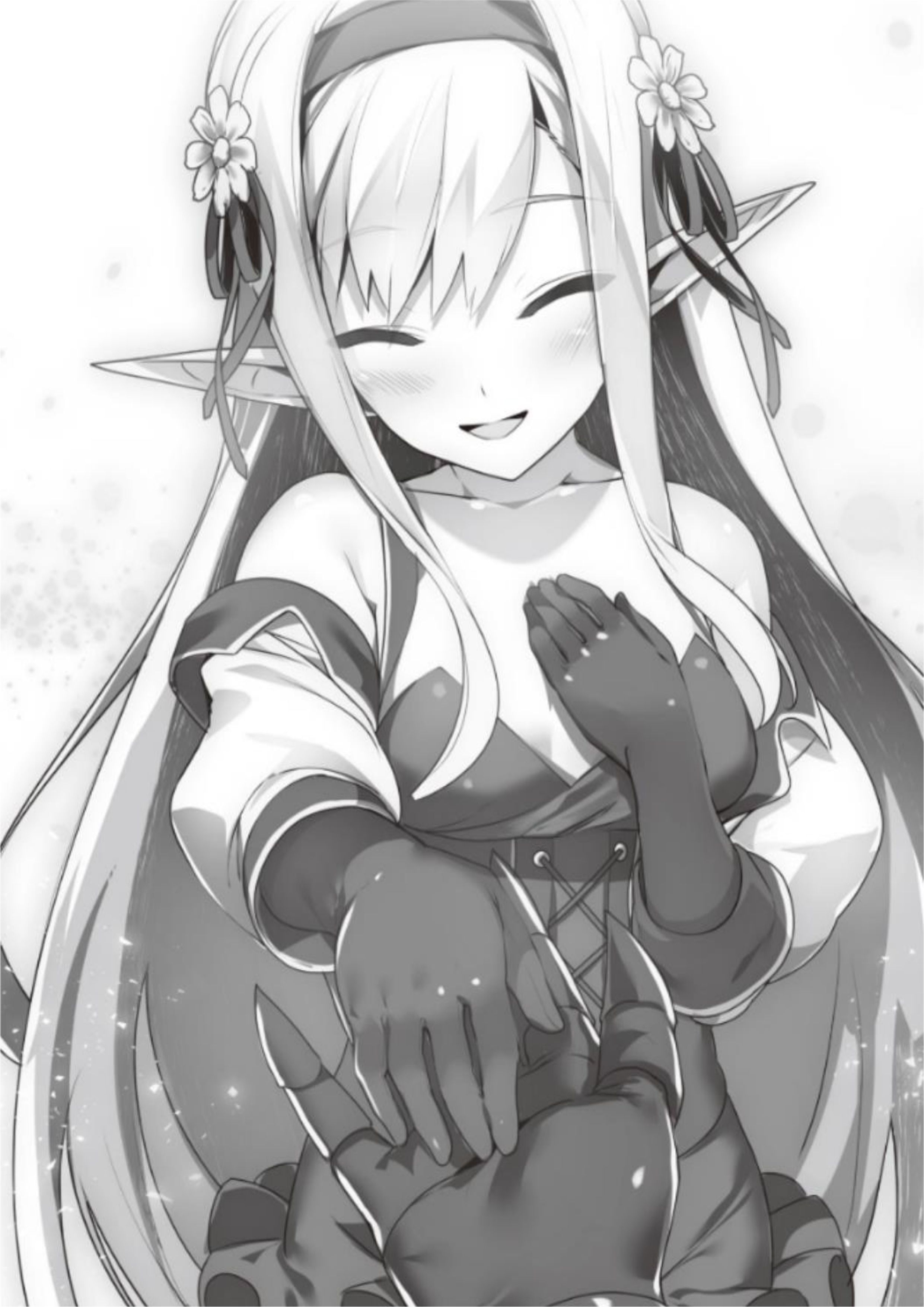 Ankoku Kishi to Issho! V1 Illustration - Megumi Novel