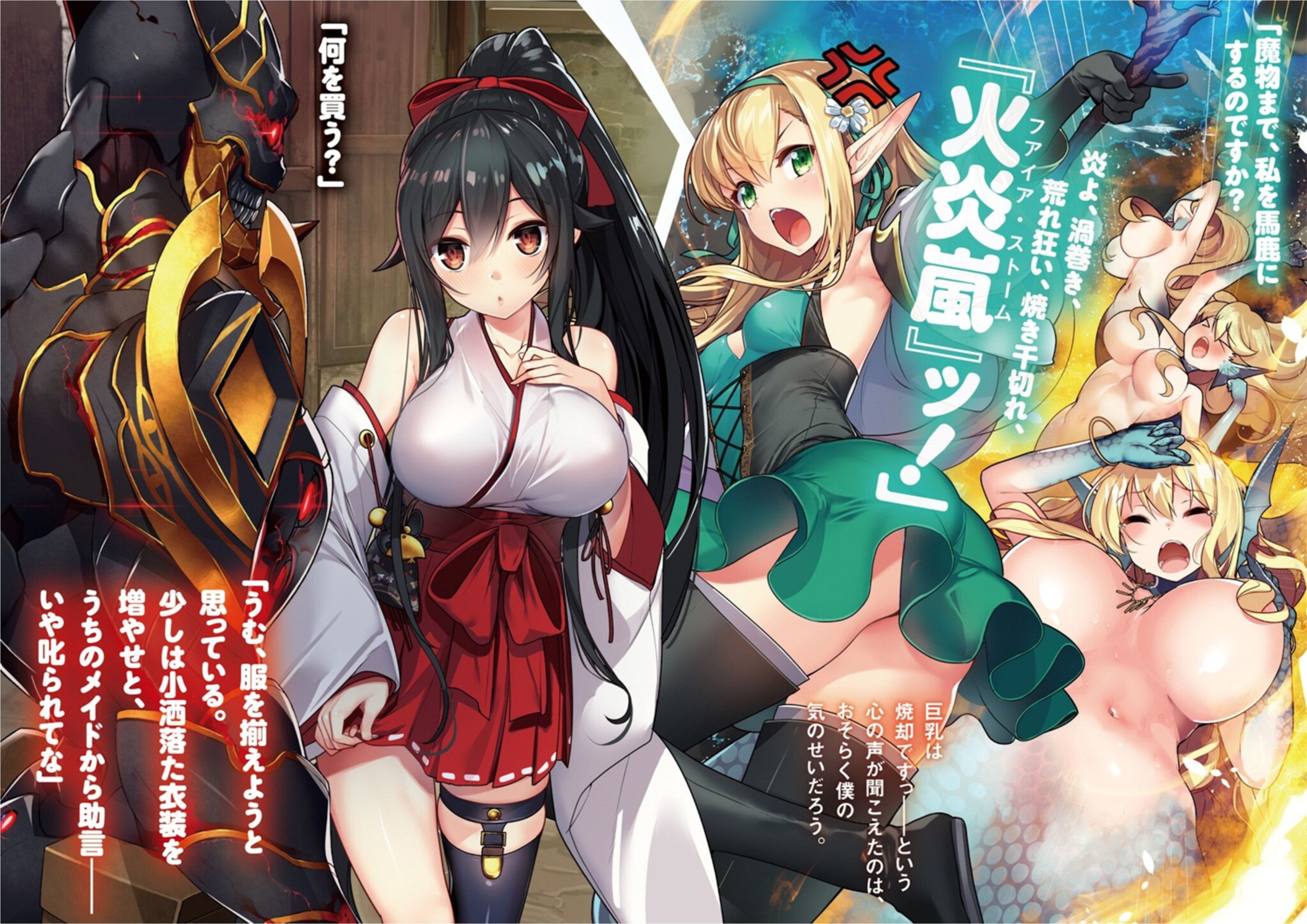 Ankoku Kishi to Issho! V3 Illustration - Megumi Novel