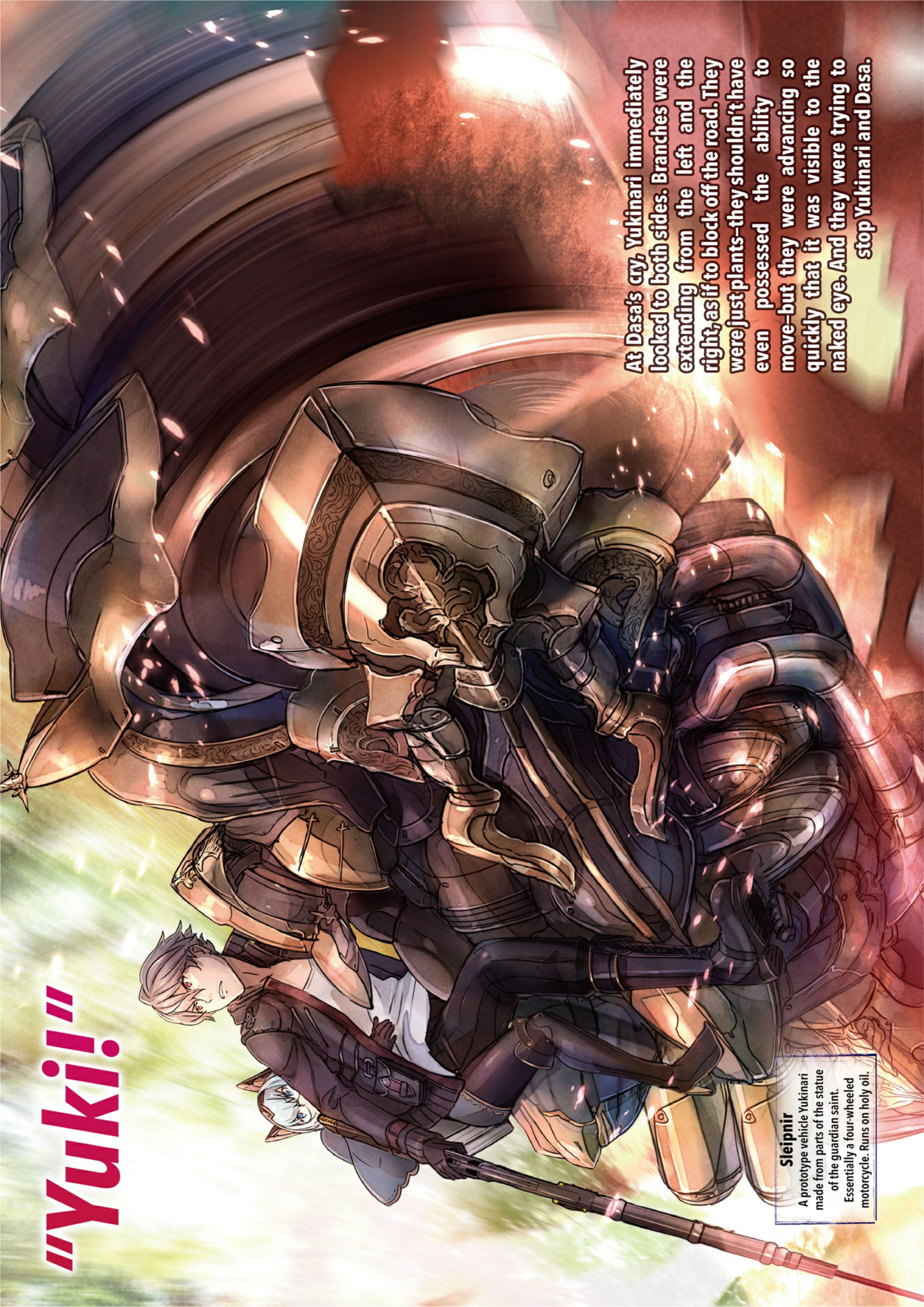 Bluesteel Blasphemer V2 Illustration - Megumi Novel