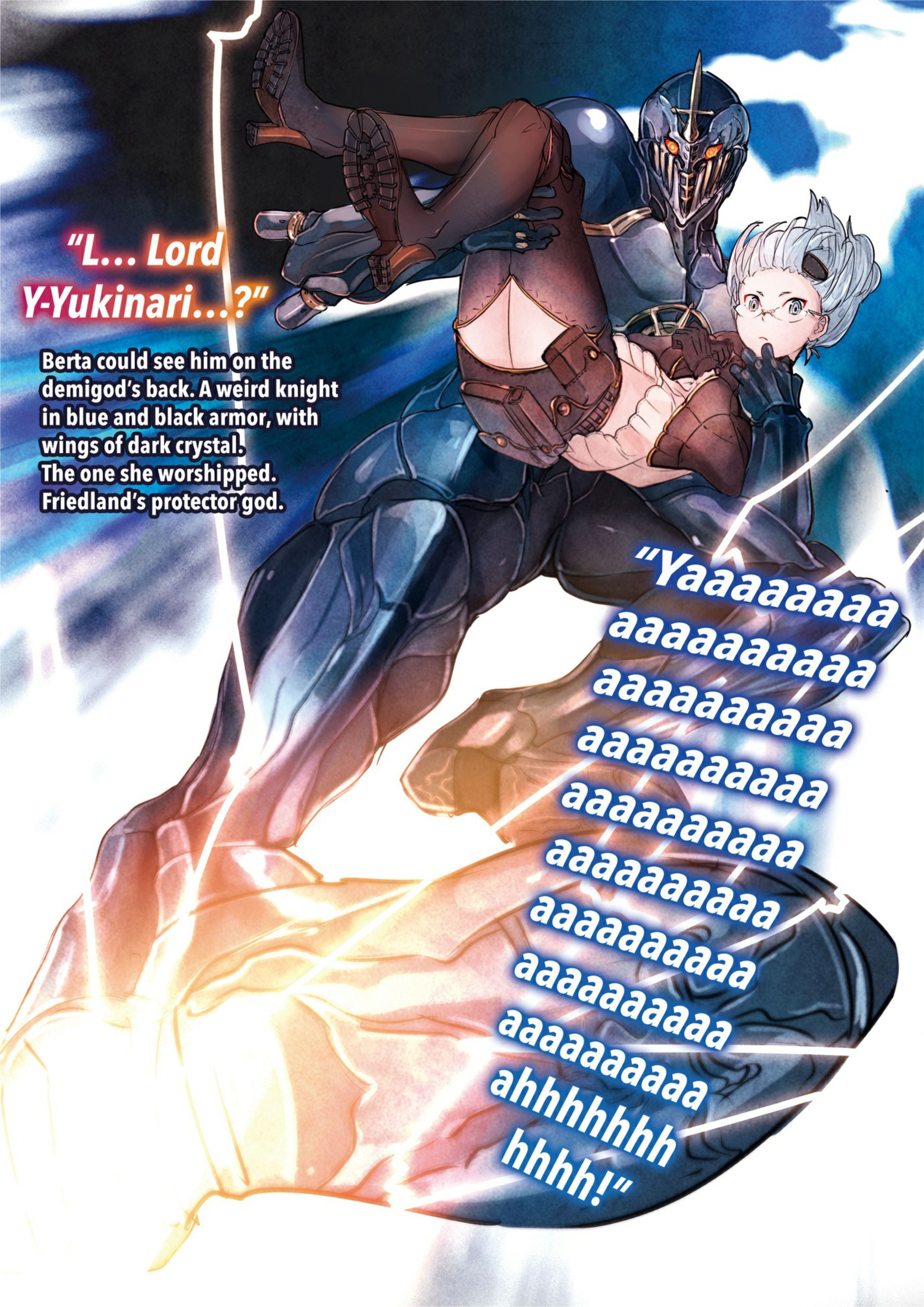 Bluesteel Blasphemer V2 Illustration - Megumi Novel