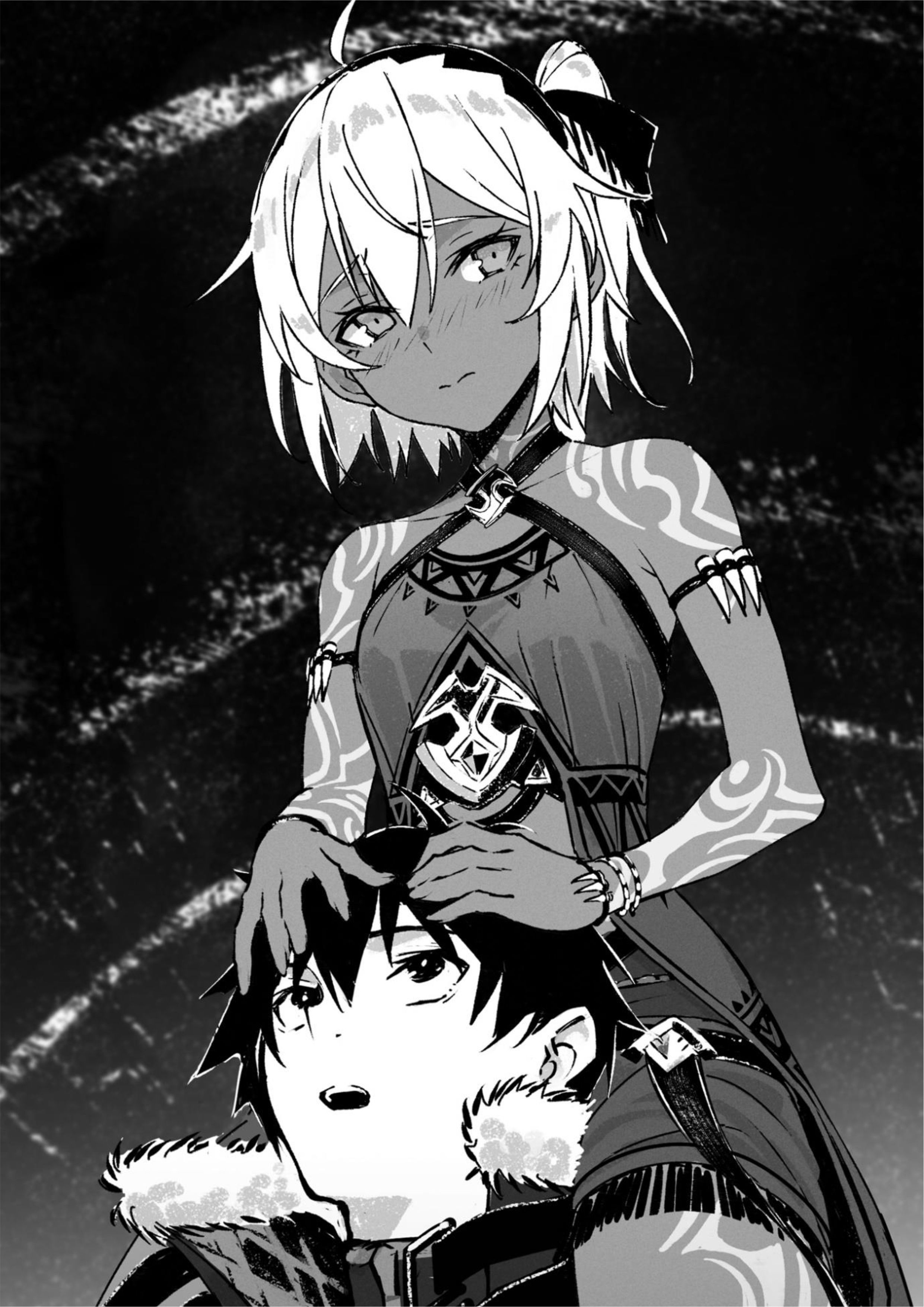 Boushoku no Berserk V7 Official Illustration - Megumi Novel