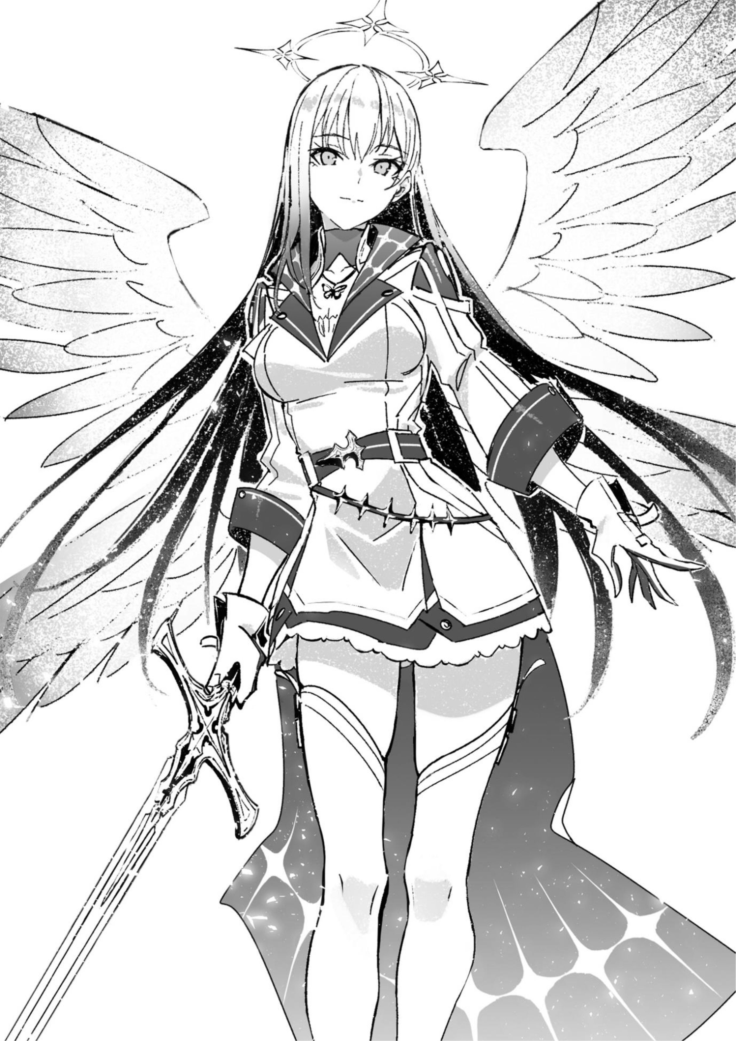 Boushoku no Berserk V7 Official Illustration - Megumi Novel