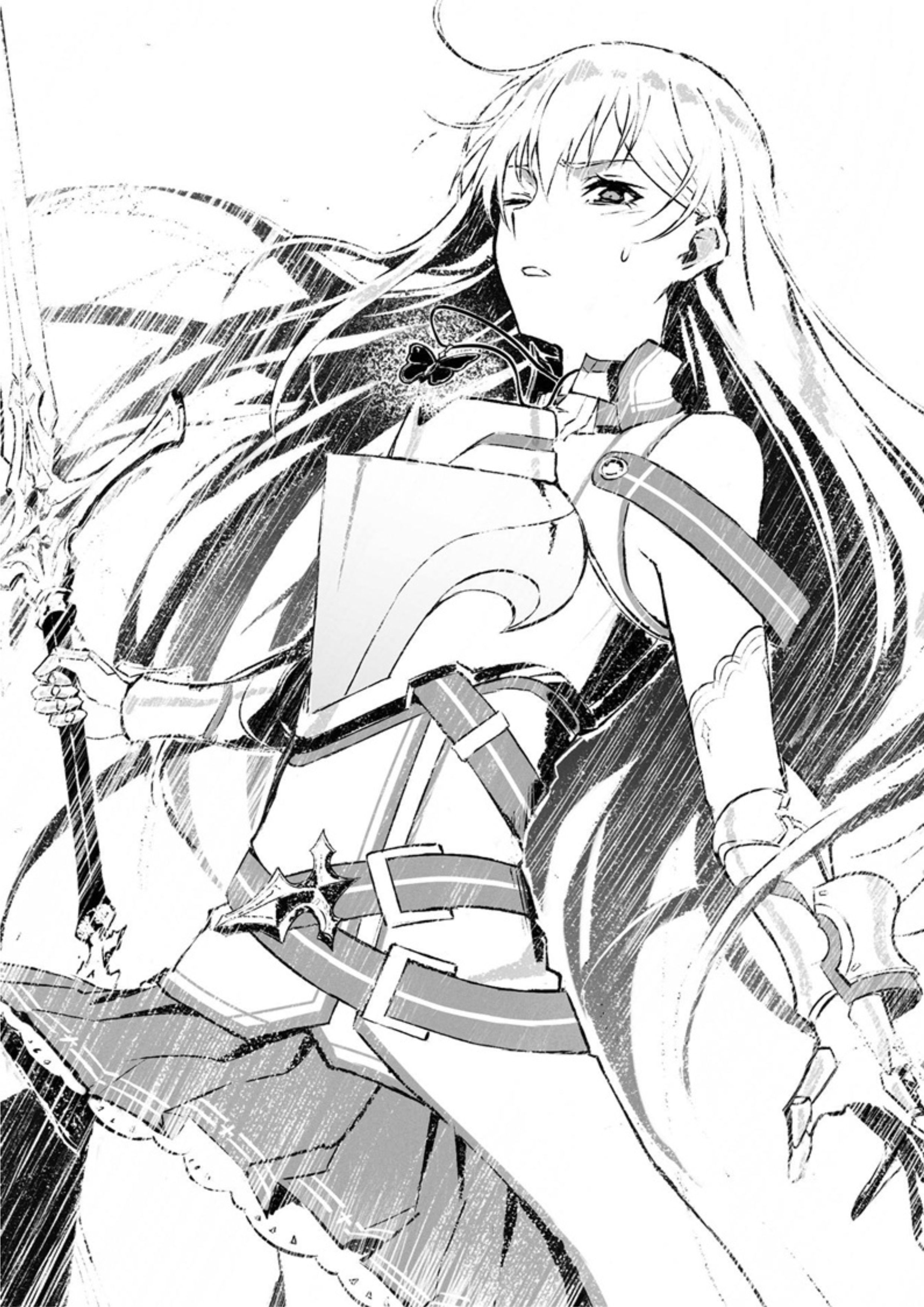 Boushoku no Berserk V3 Illustration - Megumi Novel