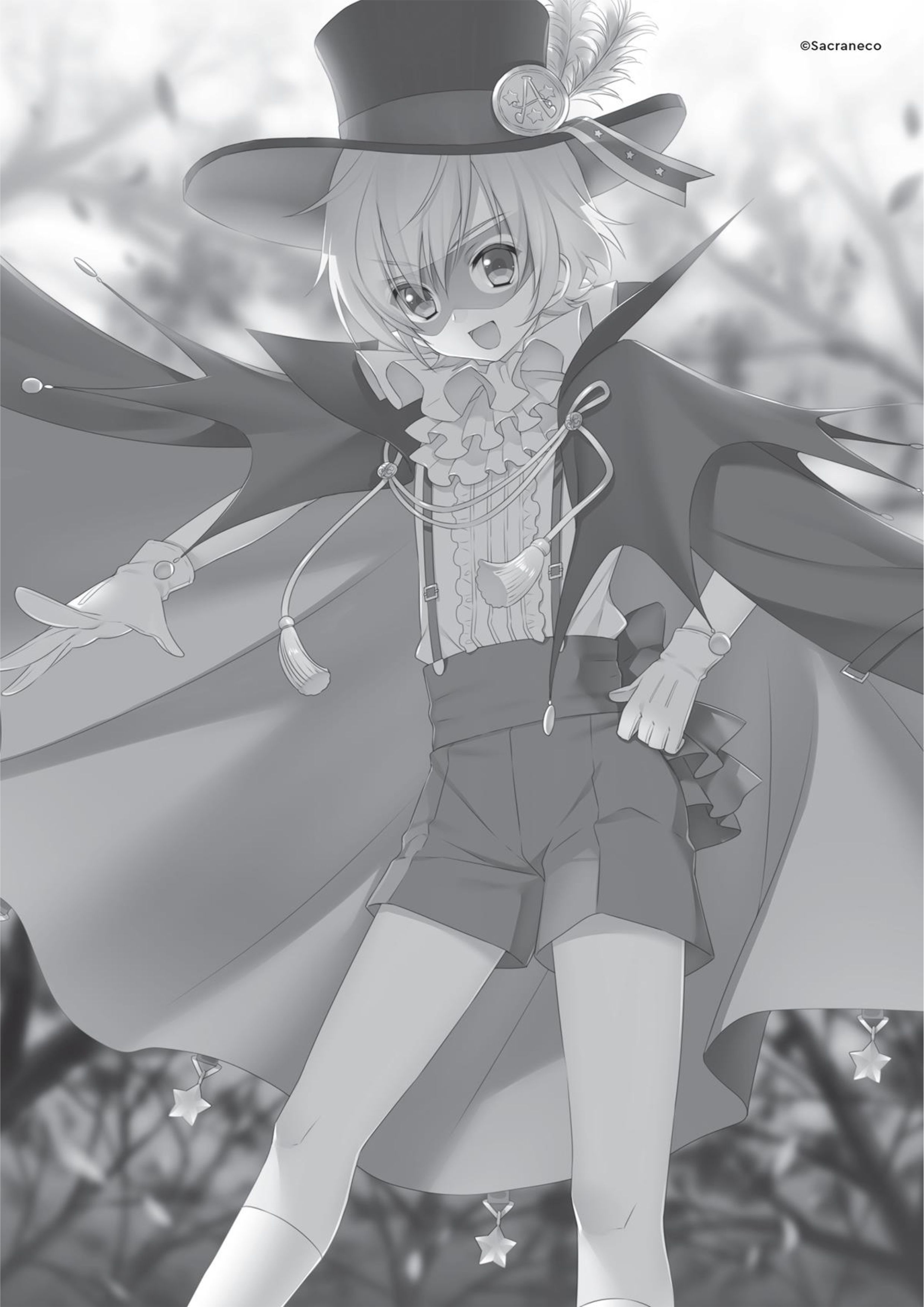 Choujin Koukousei V1 Illustration - Megumi Novel