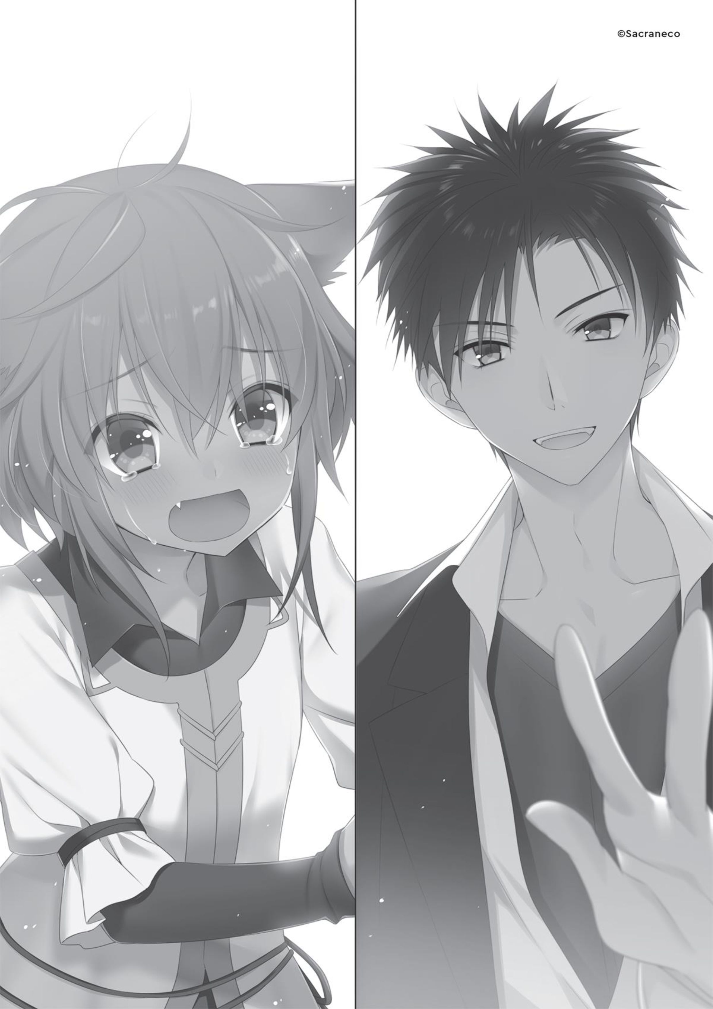 Choujin Koukousei V1 Illustration - Megumi Novel