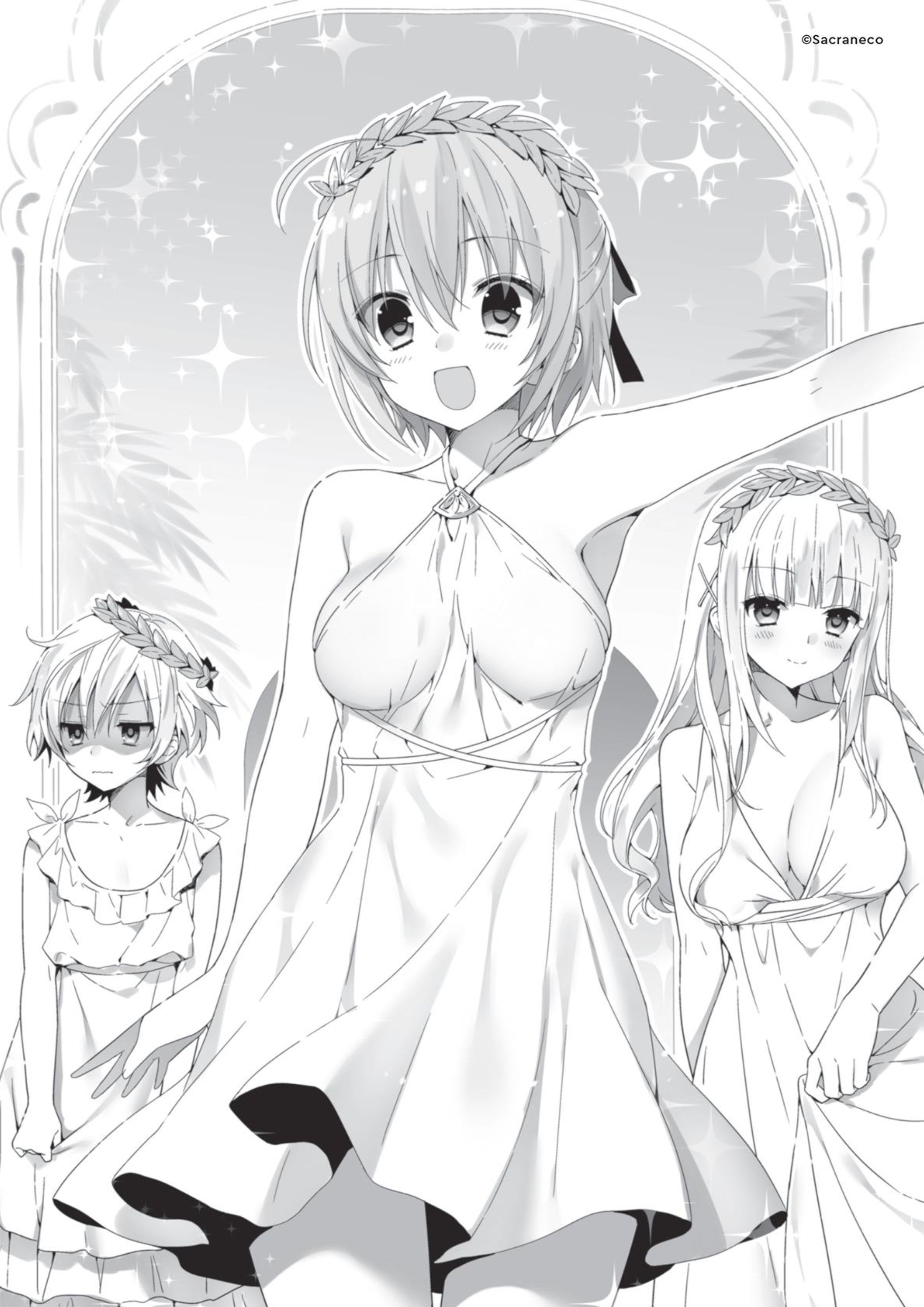 Choujin Koukousei V3 Illustration - Megumi Novel