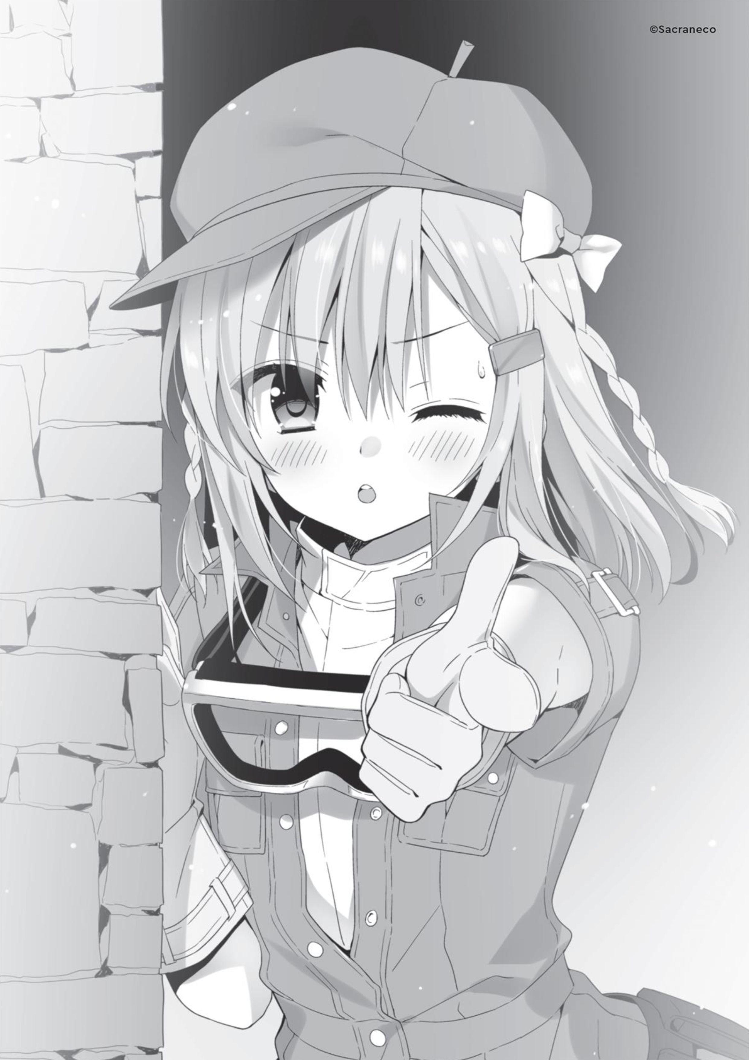 Choujin Koukousei V3 Illustration - Megumi Novel