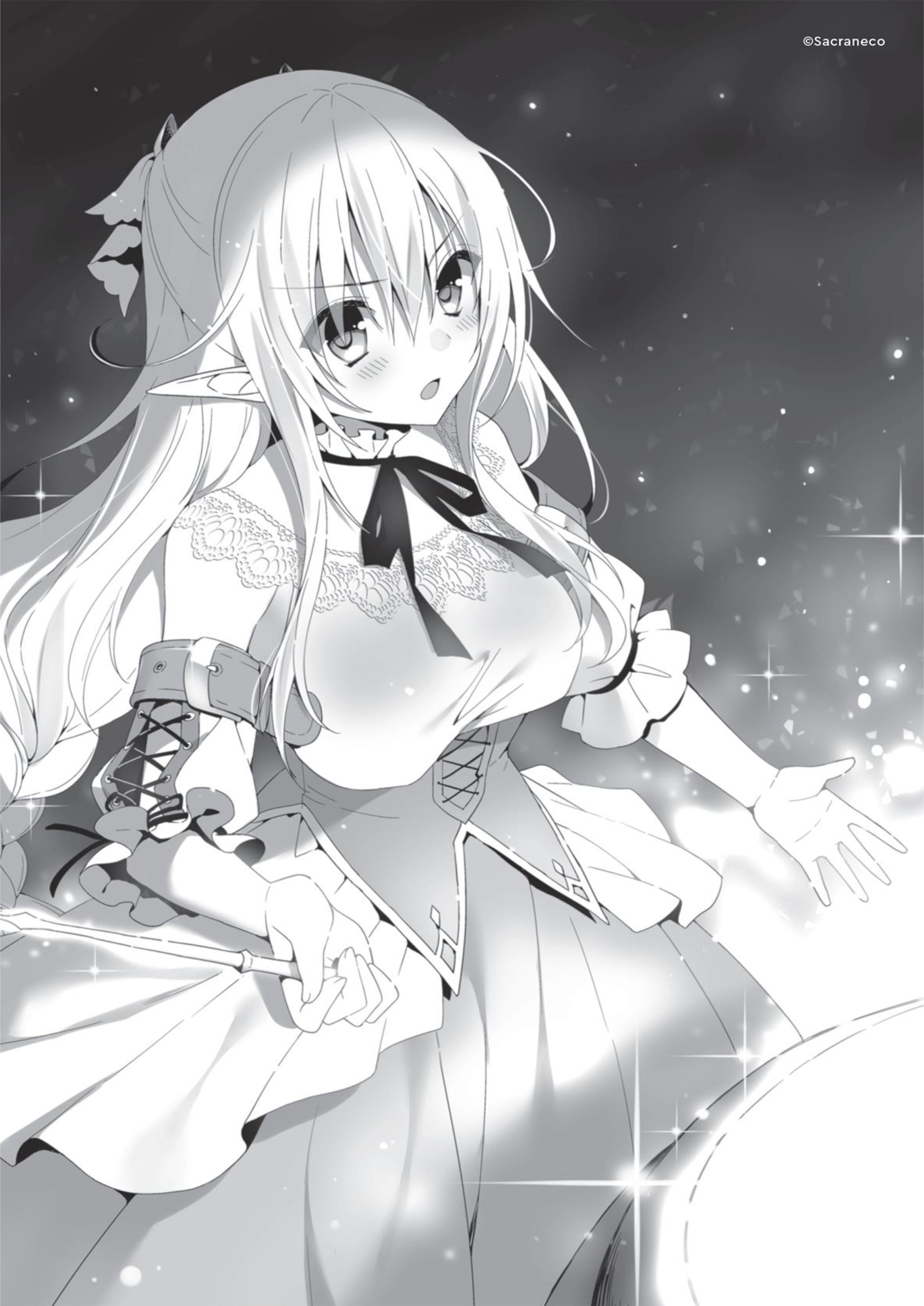 Choujin Koukousei V3 Illustration - Megumi Novel