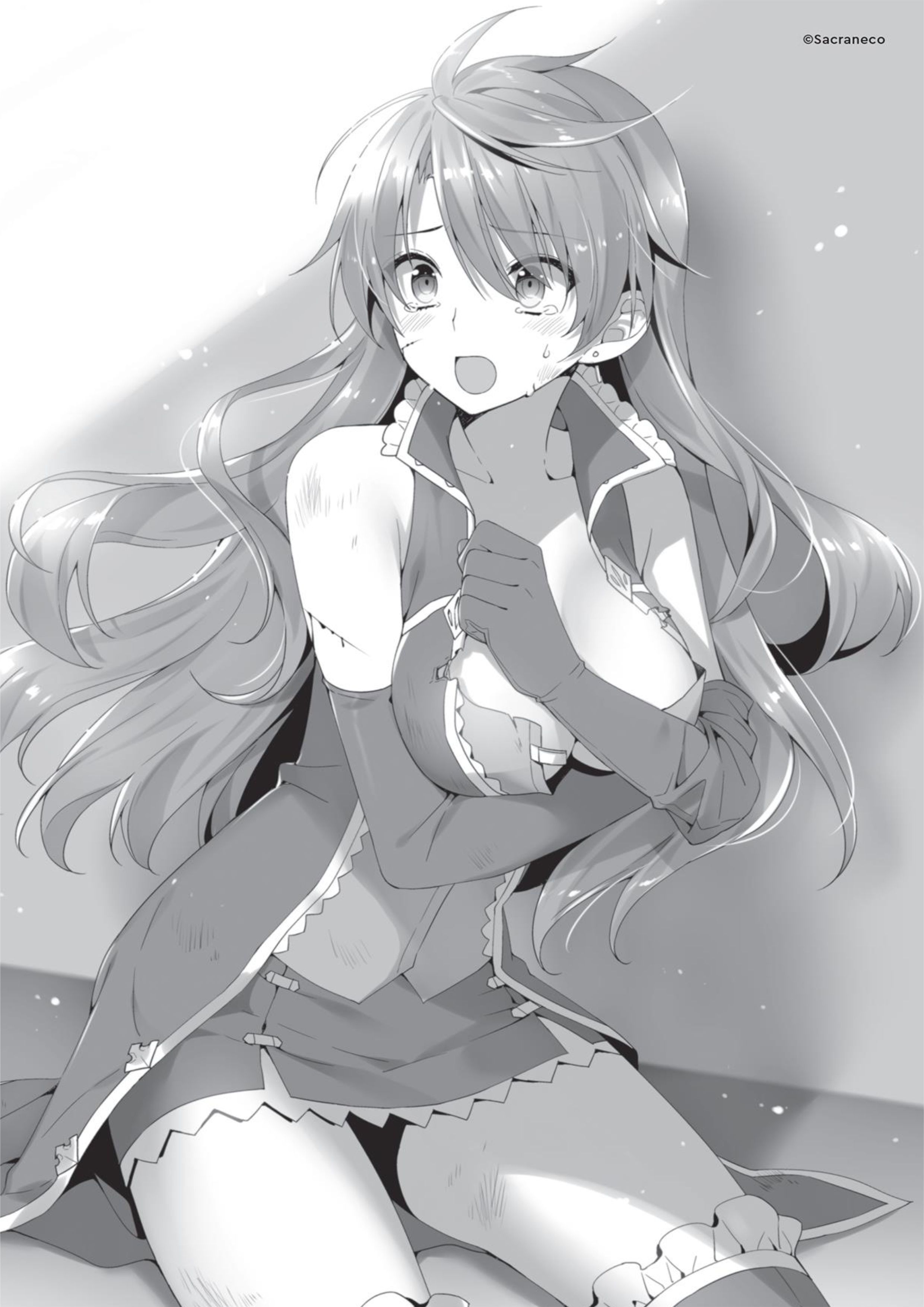 Choujin Koukousei V3 Illustration - Megumi Novel