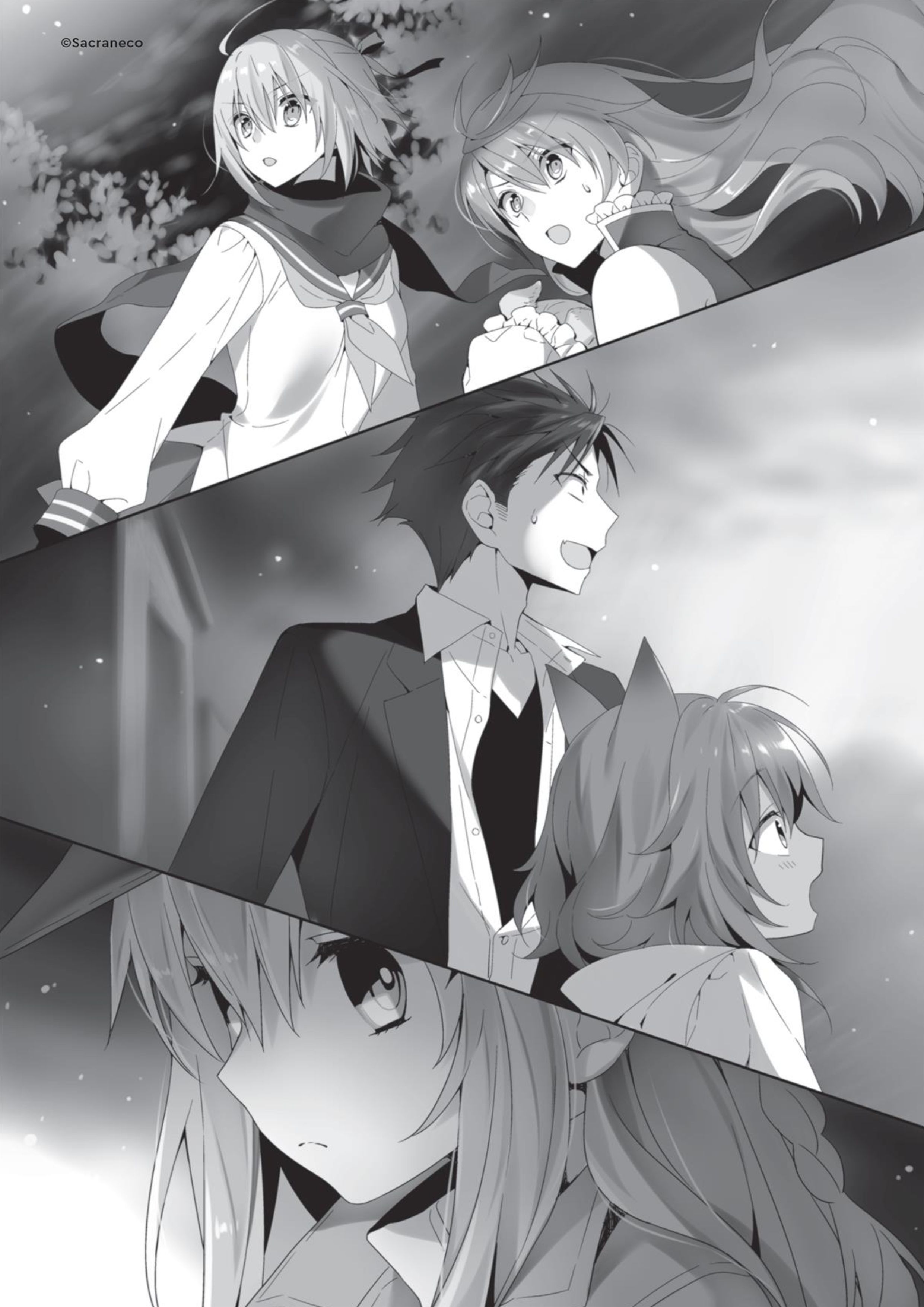 Choujin Koukousei V3 Illustration - Megumi Novel