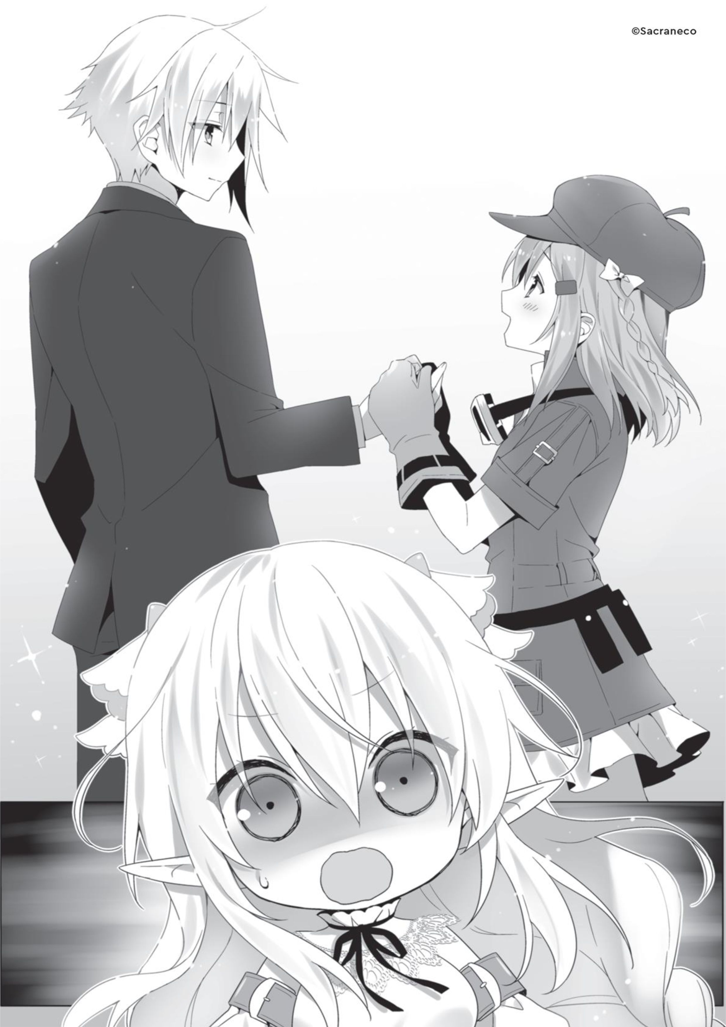 Choujin Koukousei V3 Illustration - Megumi Novel