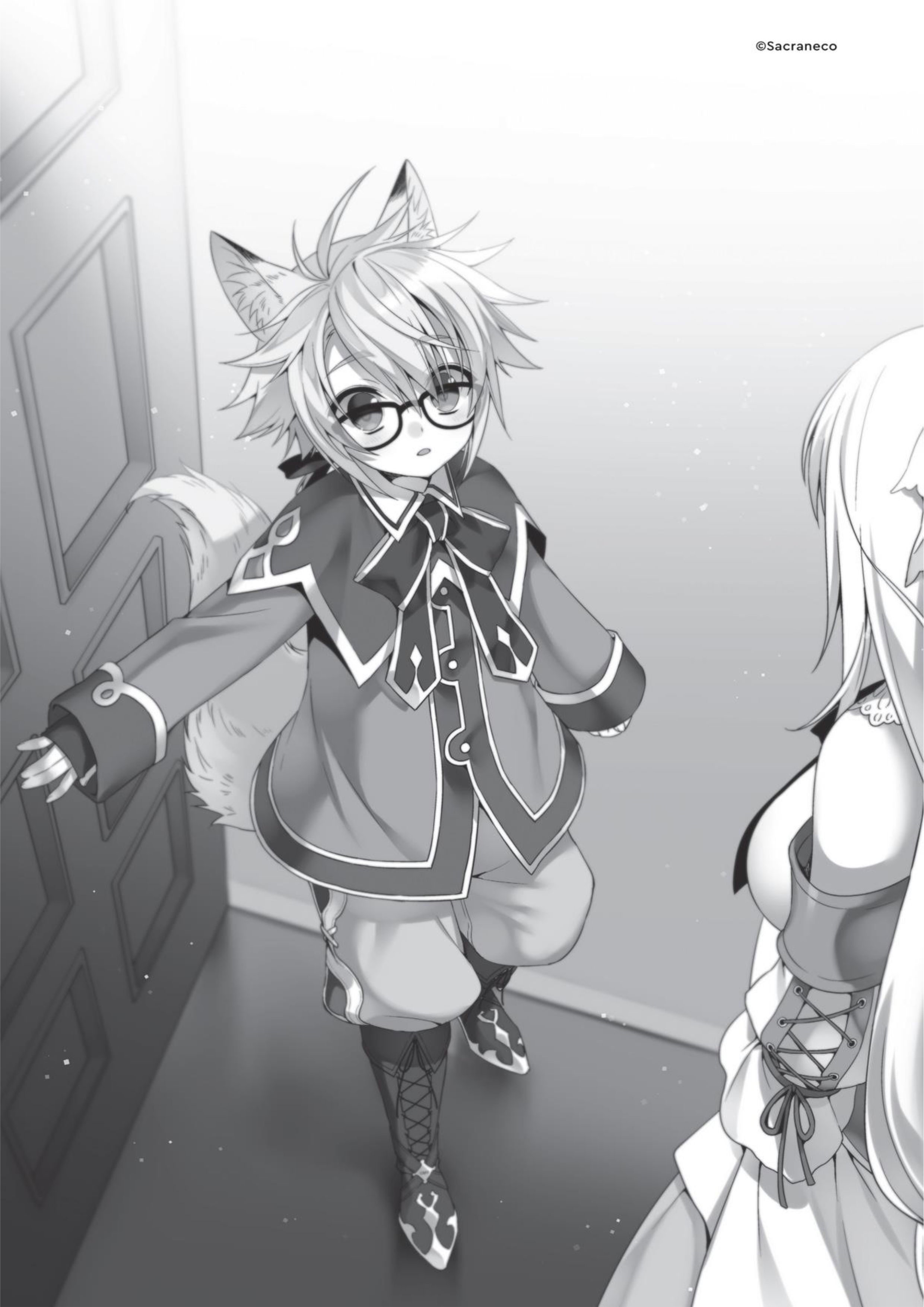 Choujin Koukousei V4 Illustration - Megumi Novel