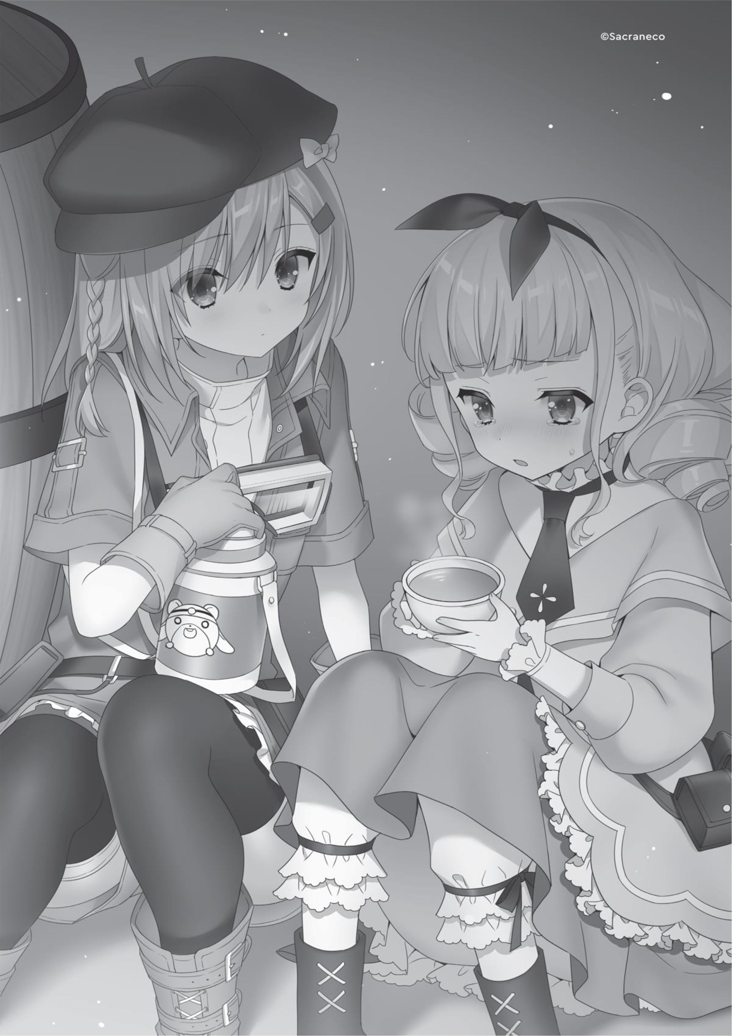 Choujin Koukousei V5 Illustration - Megumi Novel