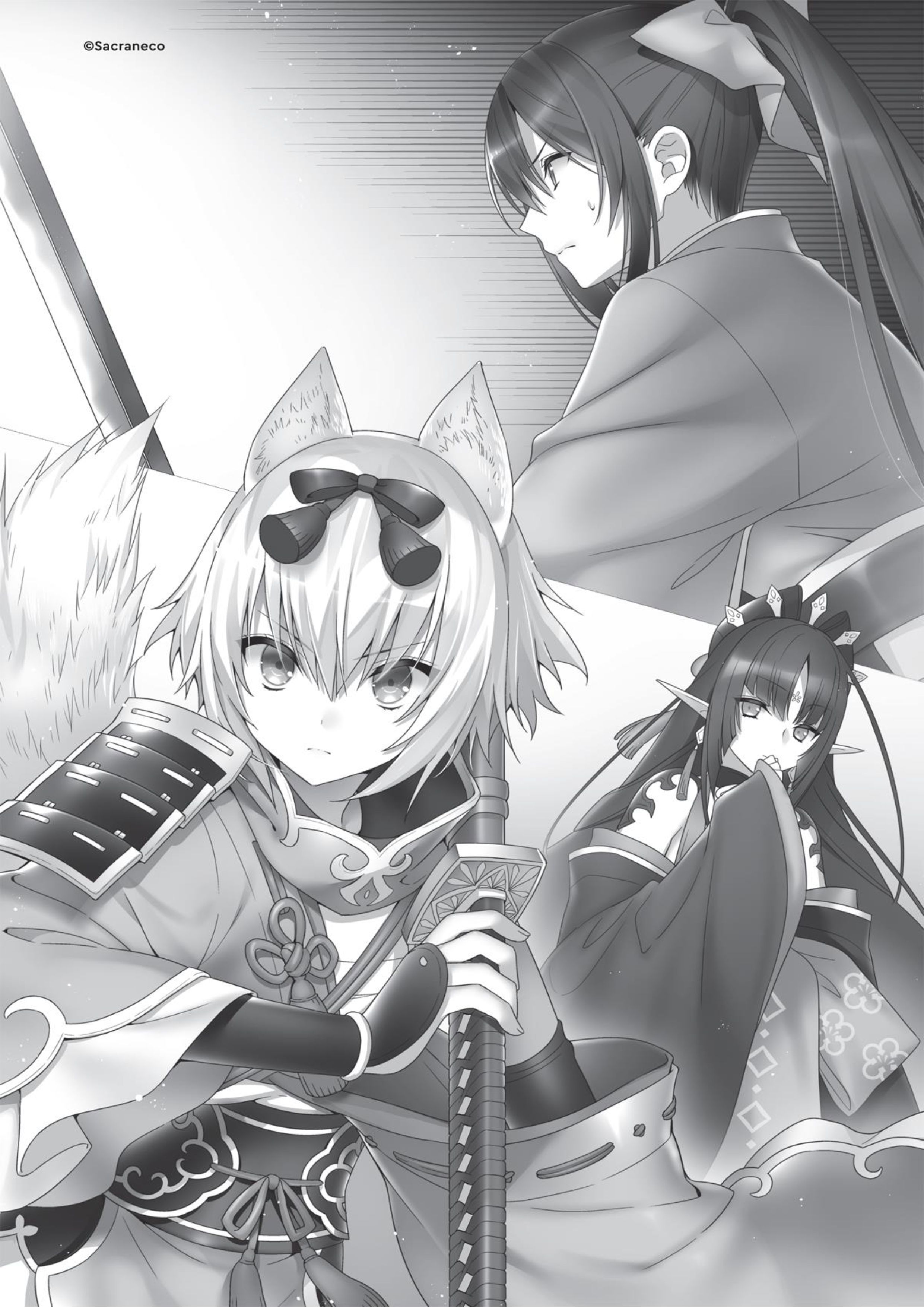 Choujin Koukousei V5 Illustration - Megumi Novel