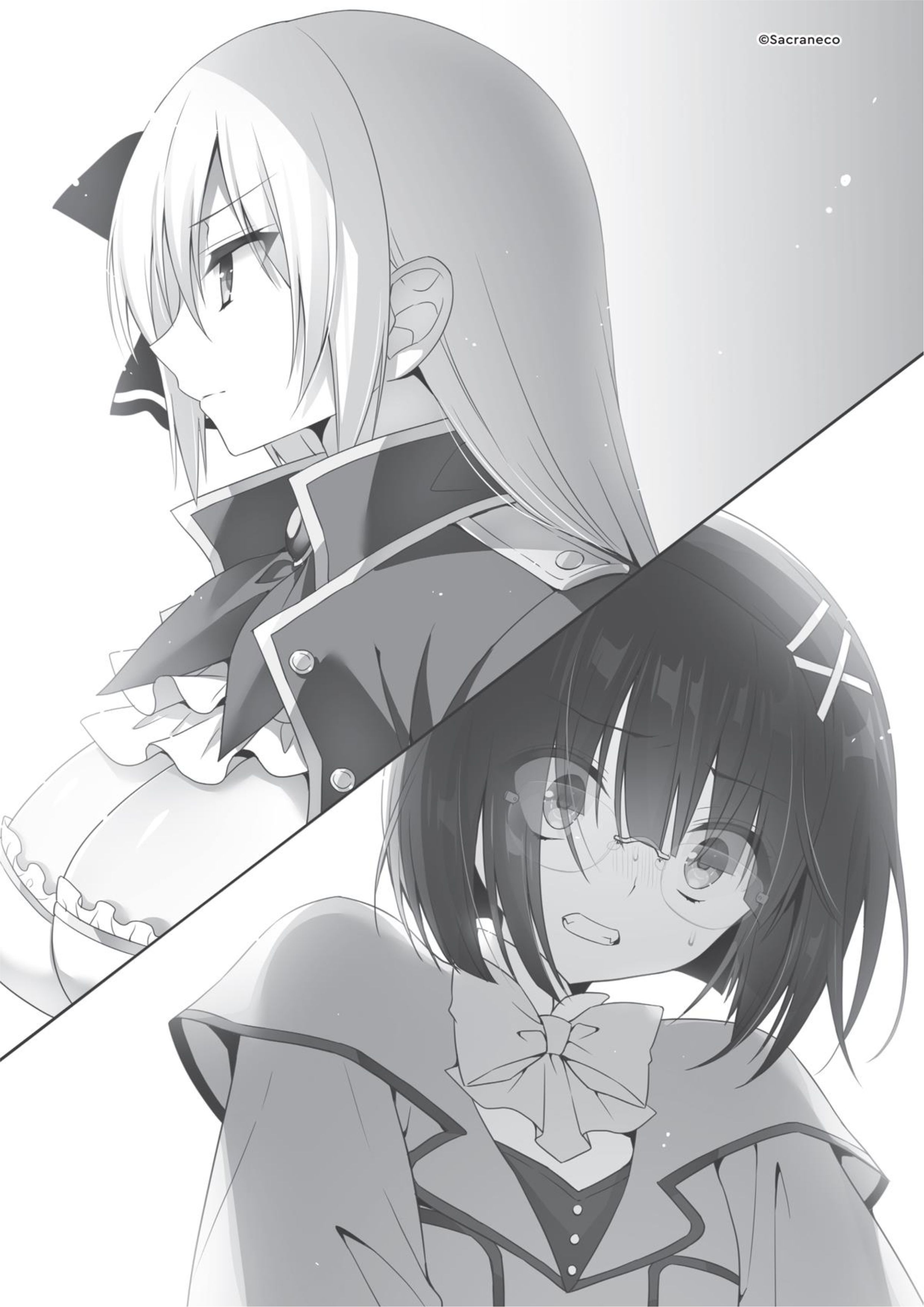 Choujin Koukousei V6 Illustration - Megumi Novel