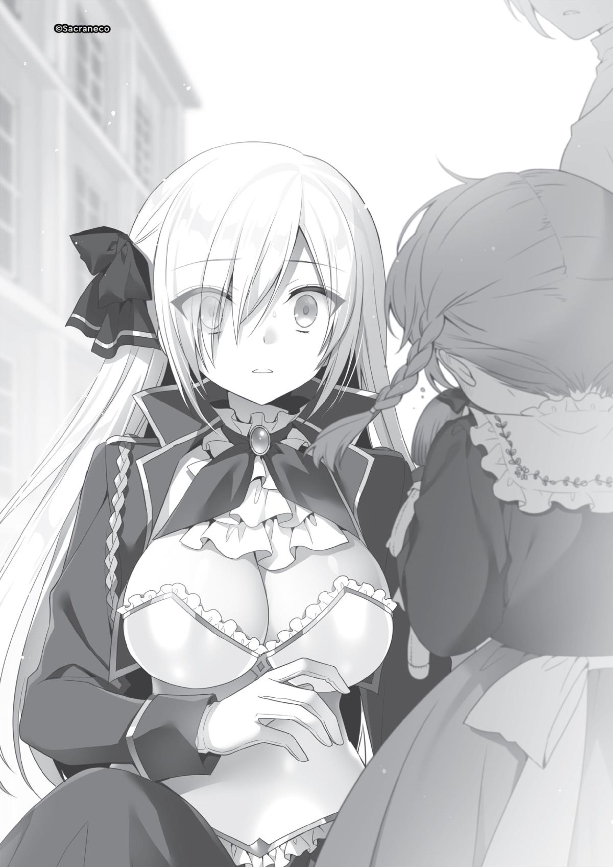 Choujin Koukousei V6 Illustration - Megumi Novel