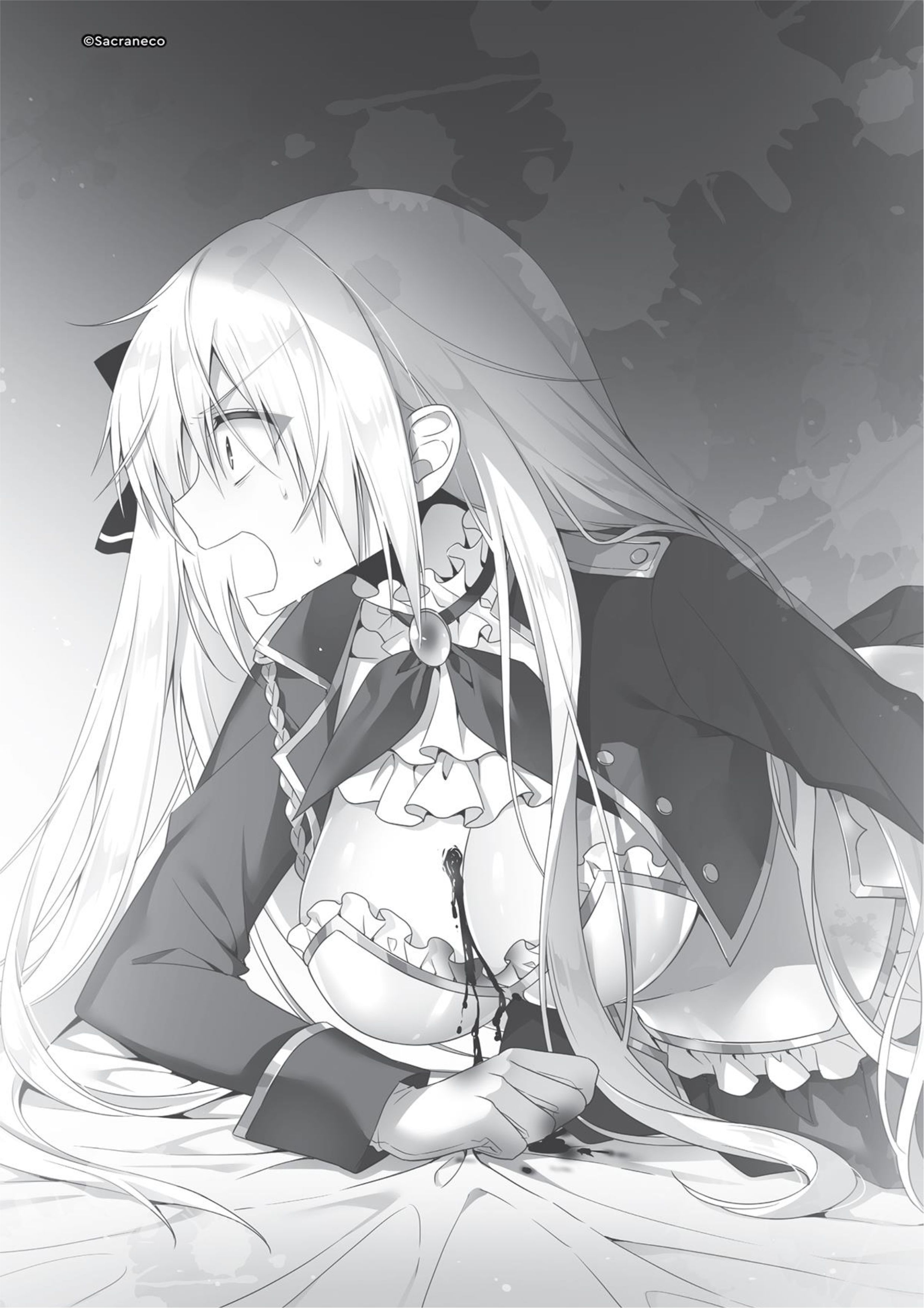 Choujin Koukousei V6 Illustration - Megumi Novel