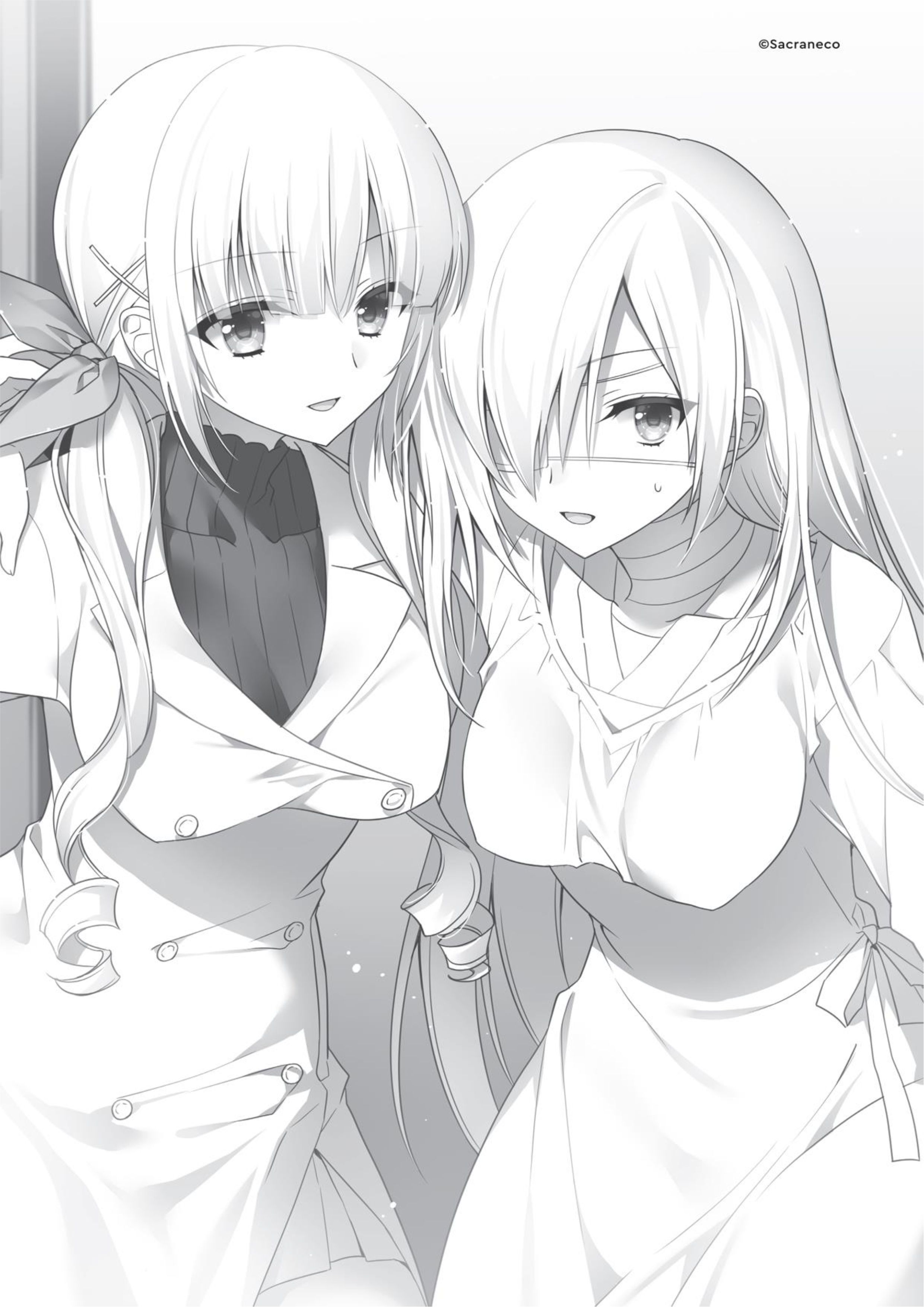 Choujin Koukousei V6 Illustration - Megumi Novel