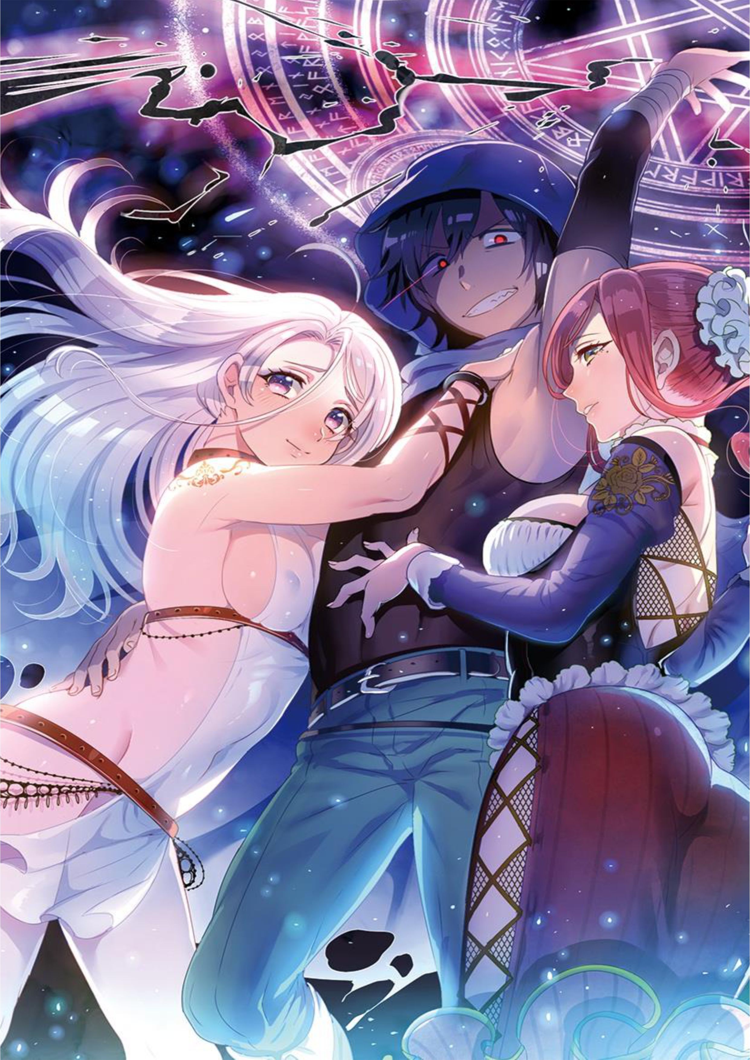 Dark Magician as a Hero V1 Illustration - Megumi Novel