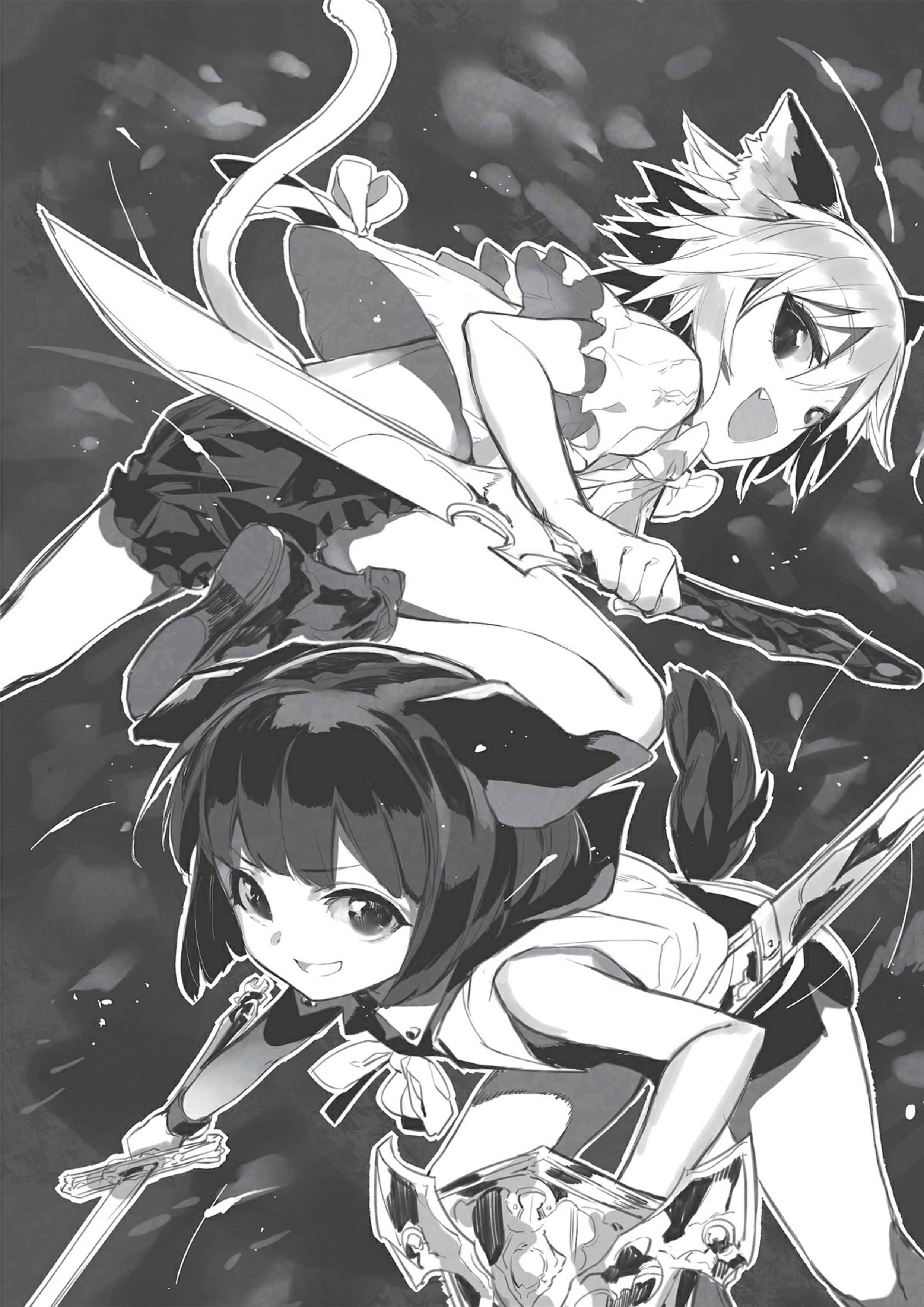 Death March kara Hajimaru Isekai Kyusoukyoku V2 Illustration - Megumi Novel