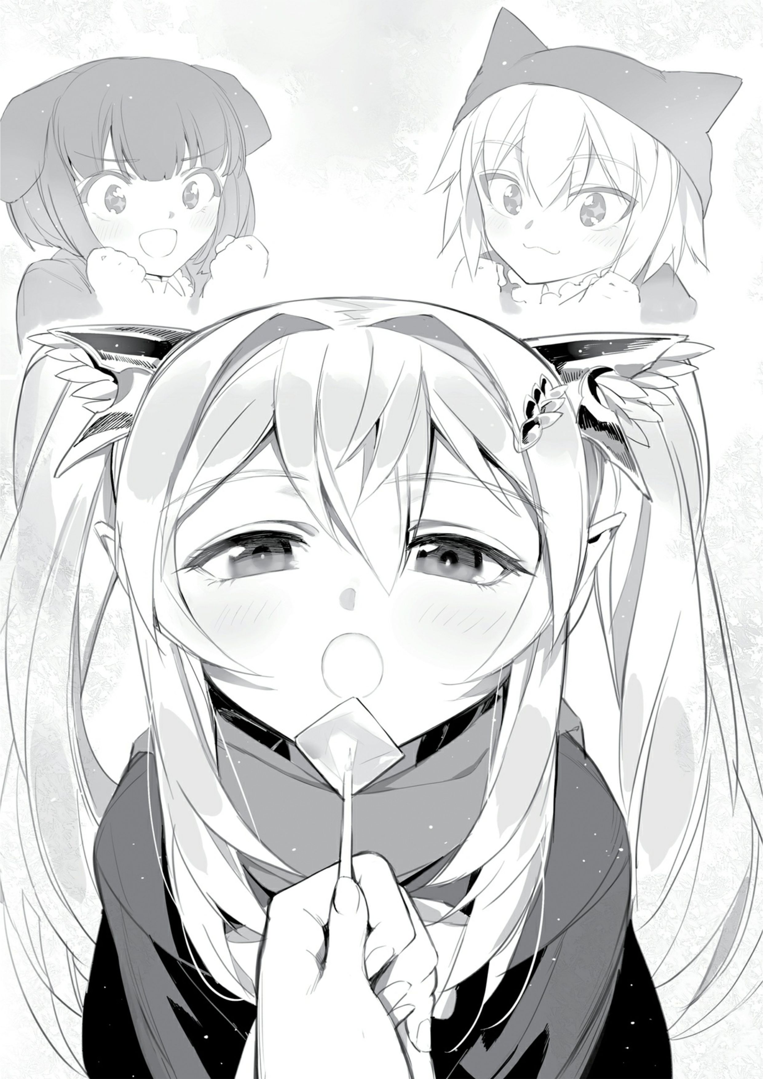 Death March kara Hajimaru Isekai Kyusoukyoku V4 Illustration - Megumi Novel