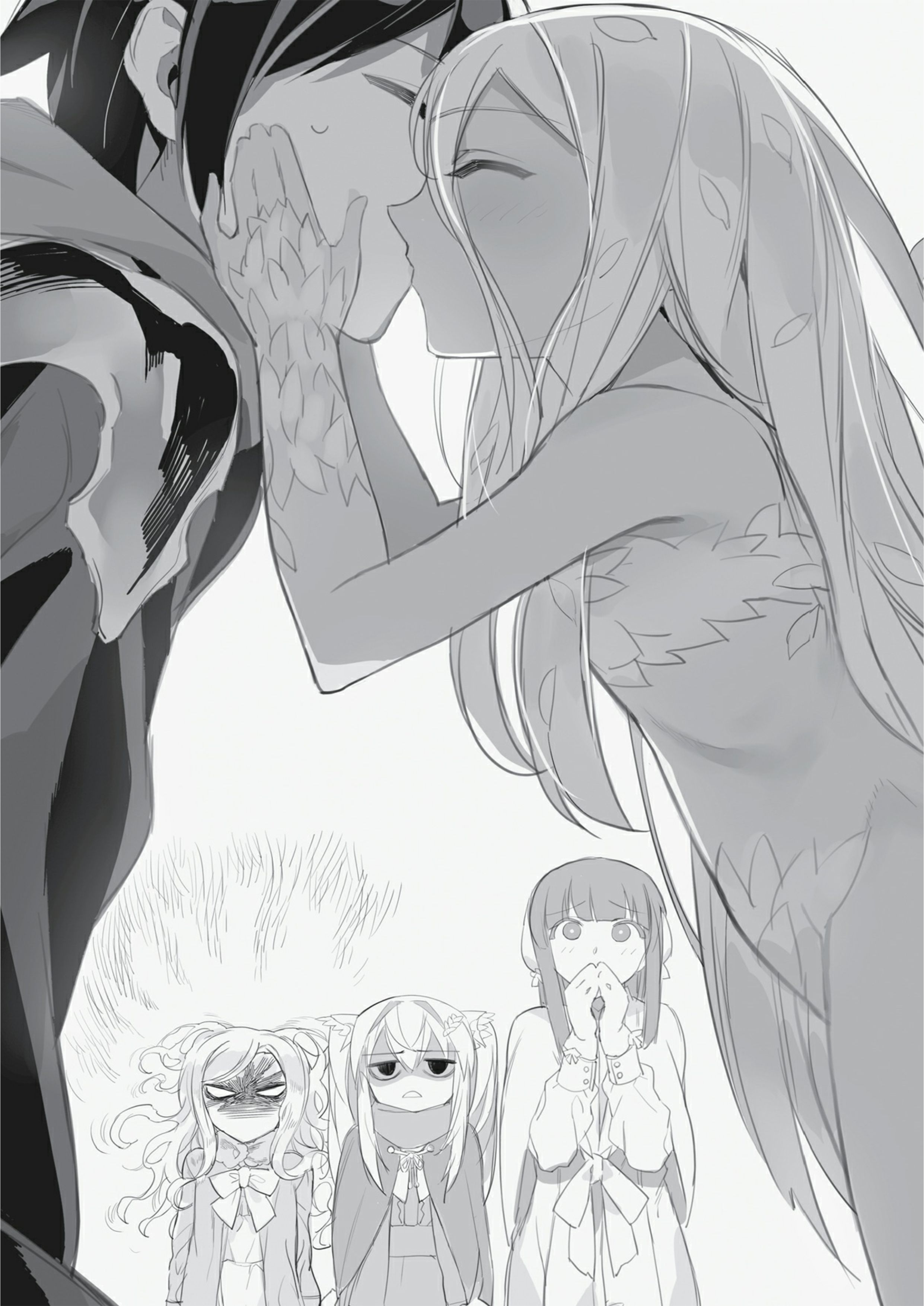 Death March kara Hajimaru Isekai Kyusoukyoku V4 Illustration - Megumi Novel