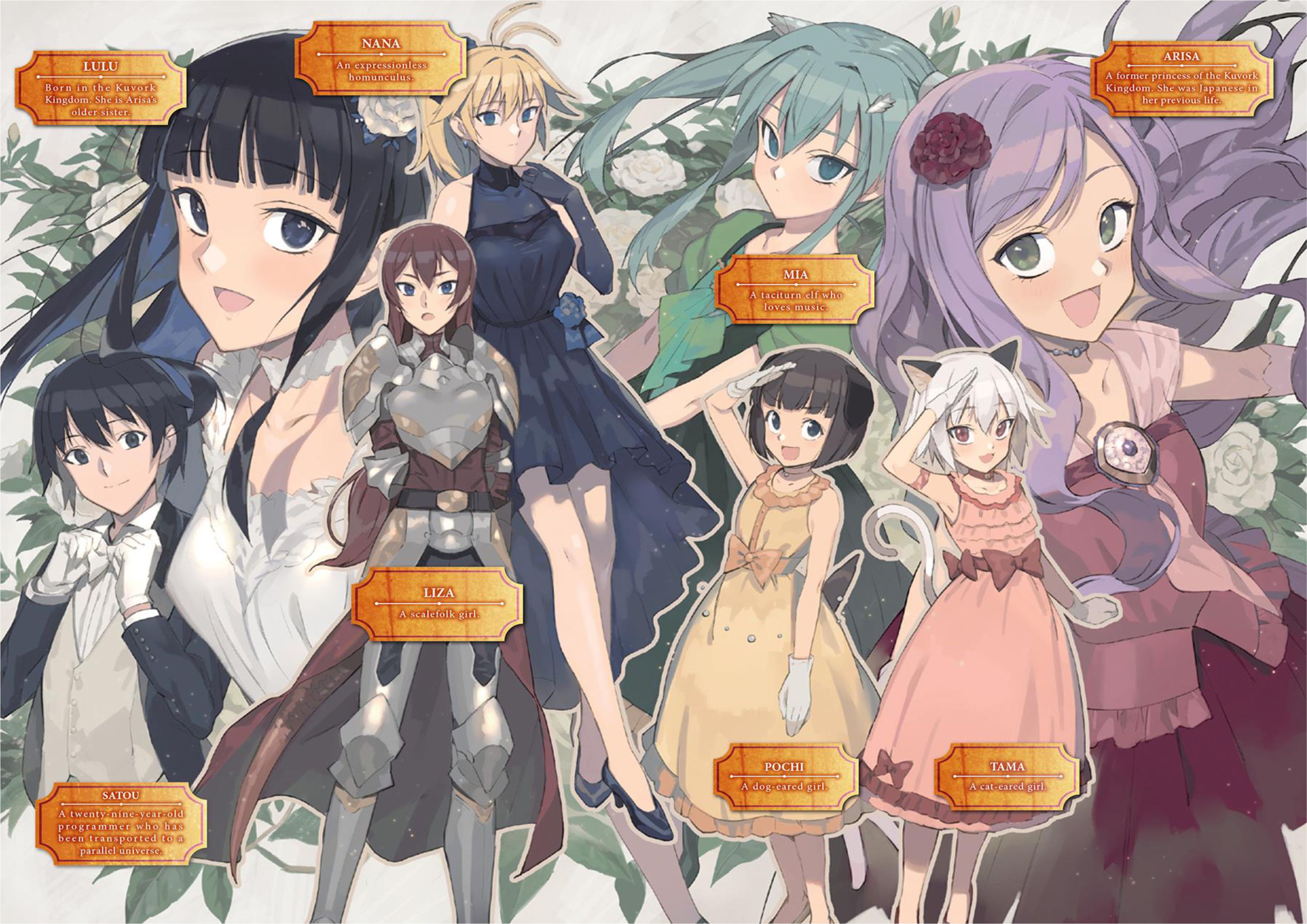 Death March kara Hajimaru Isekai Kyusoukyoku V15 Illustration - Megumi Novel