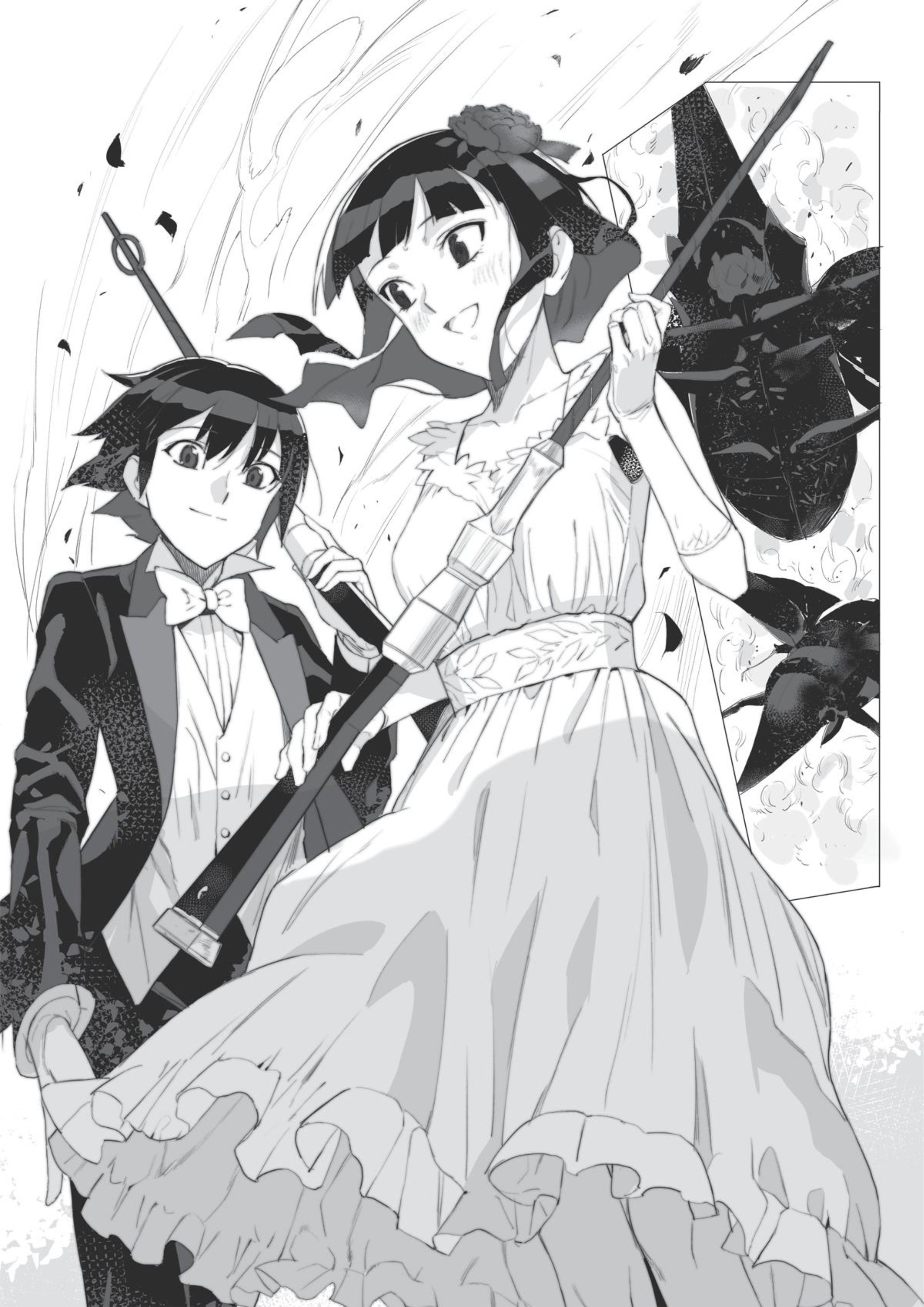 Death March kara Hajimaru Isekai Kyusoukyoku V15 Illustration - Megumi Novel