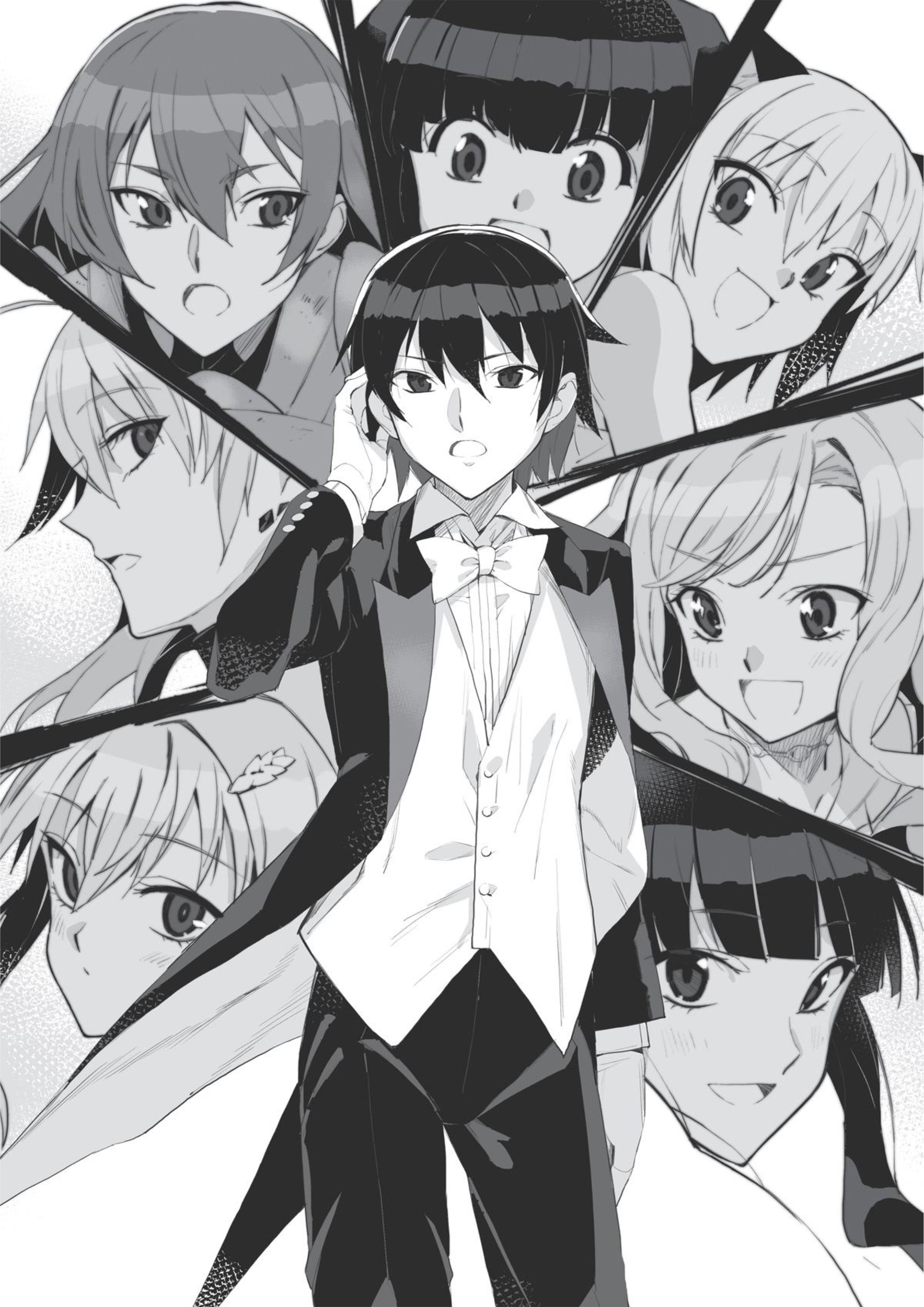 Death March kara Hajimaru Isekai Kyusoukyoku V15 Illustration - Megumi Novel