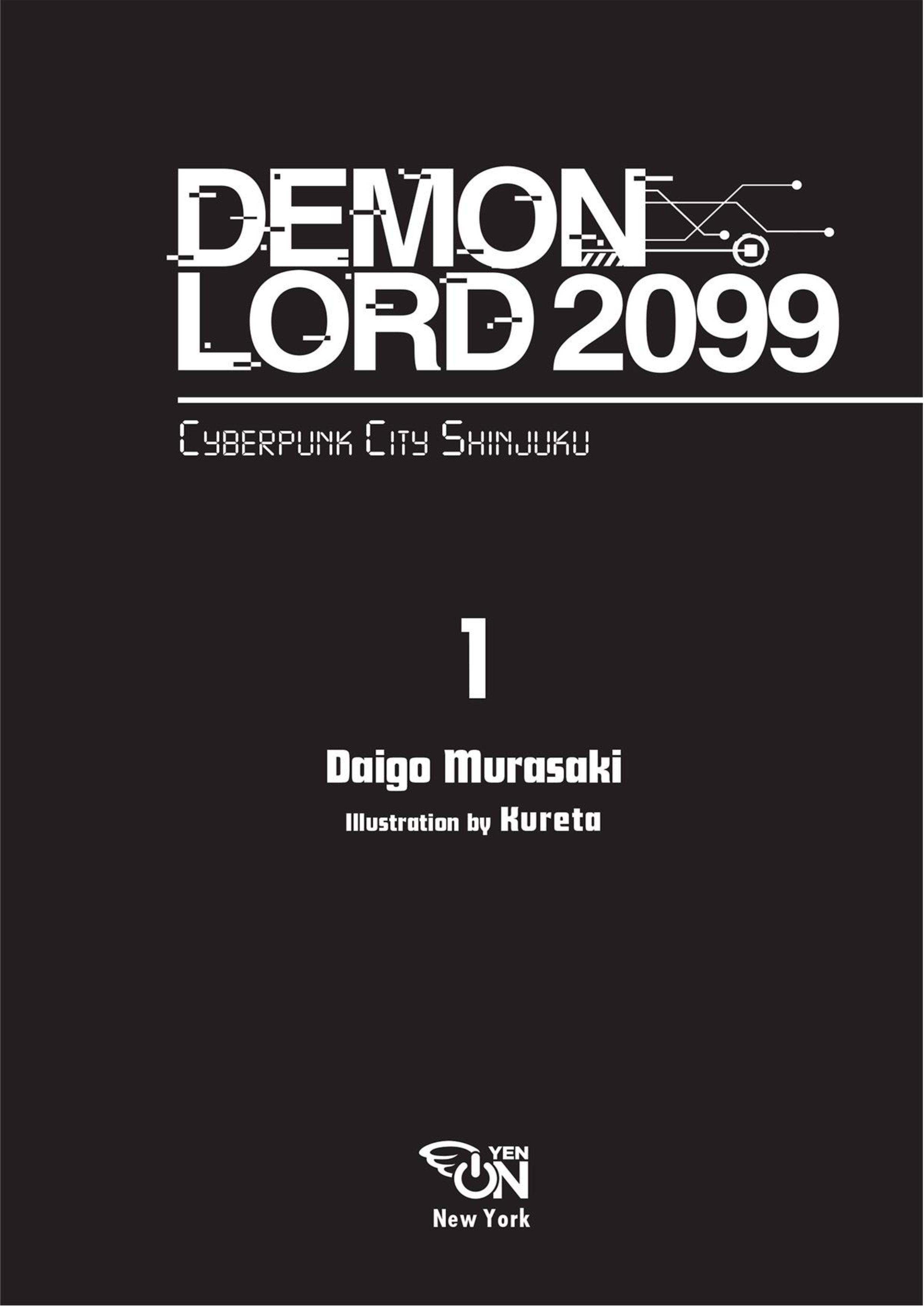 Demon Lord 2099 V1 Illustration - Megumi Novel