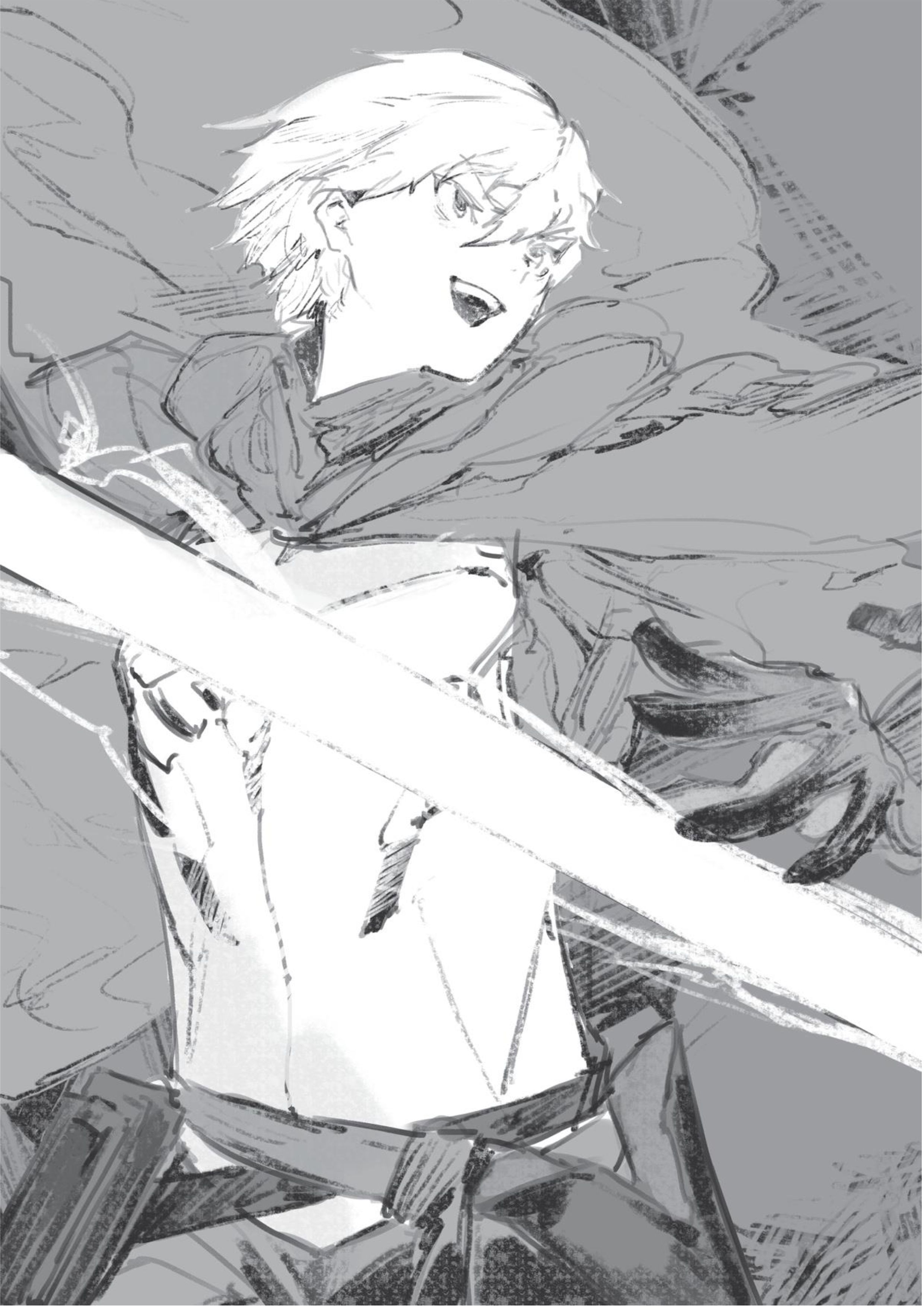 Demon Lord 2099 V1 Illustration - Megumi Novel