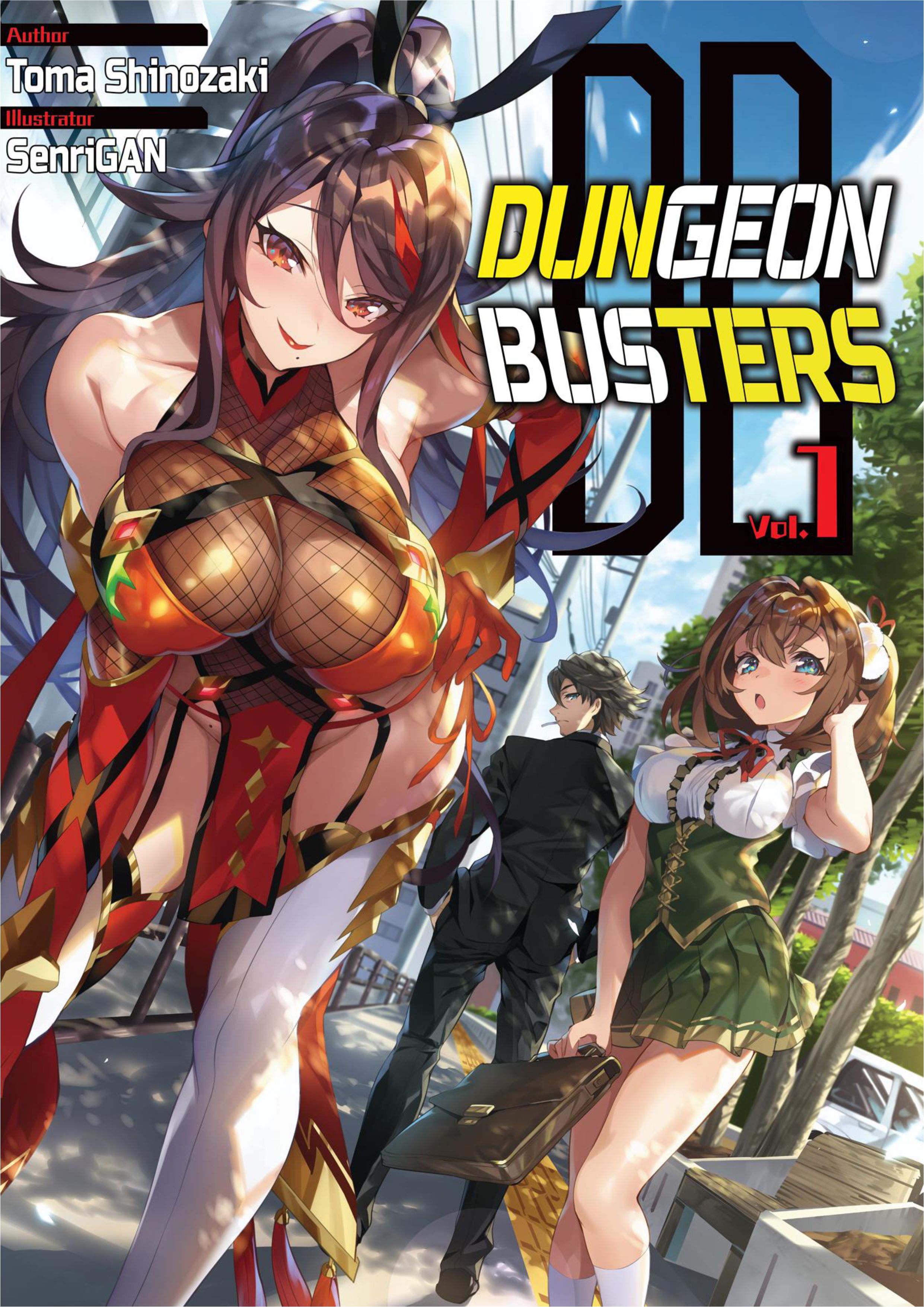 Dungeon Busters V1 Illustration - Megumi Novel