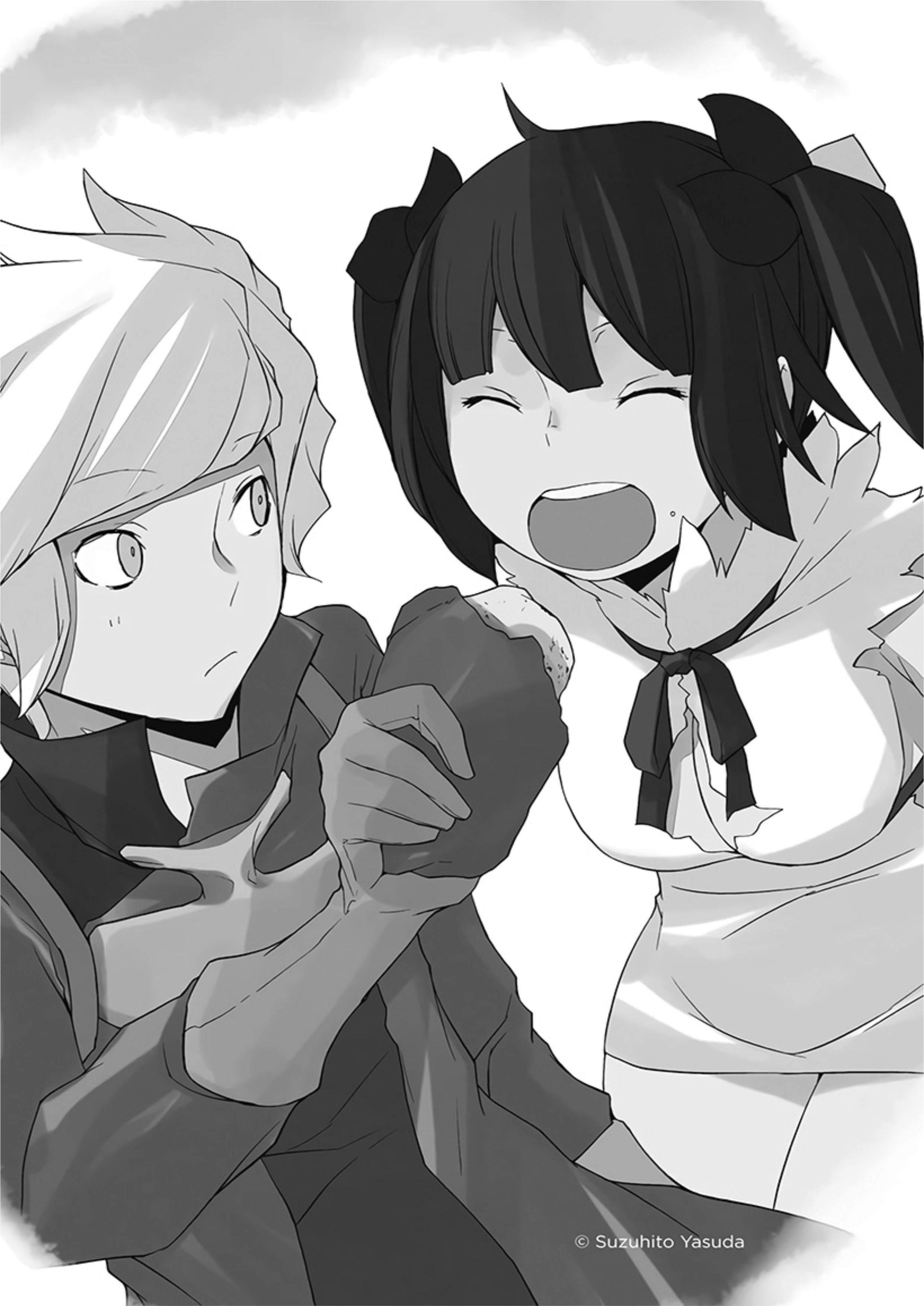 Dungeon ni Deai o Motomeru no wa Machigatte Iru Darou ka V1 Illustration - Megumi Novel