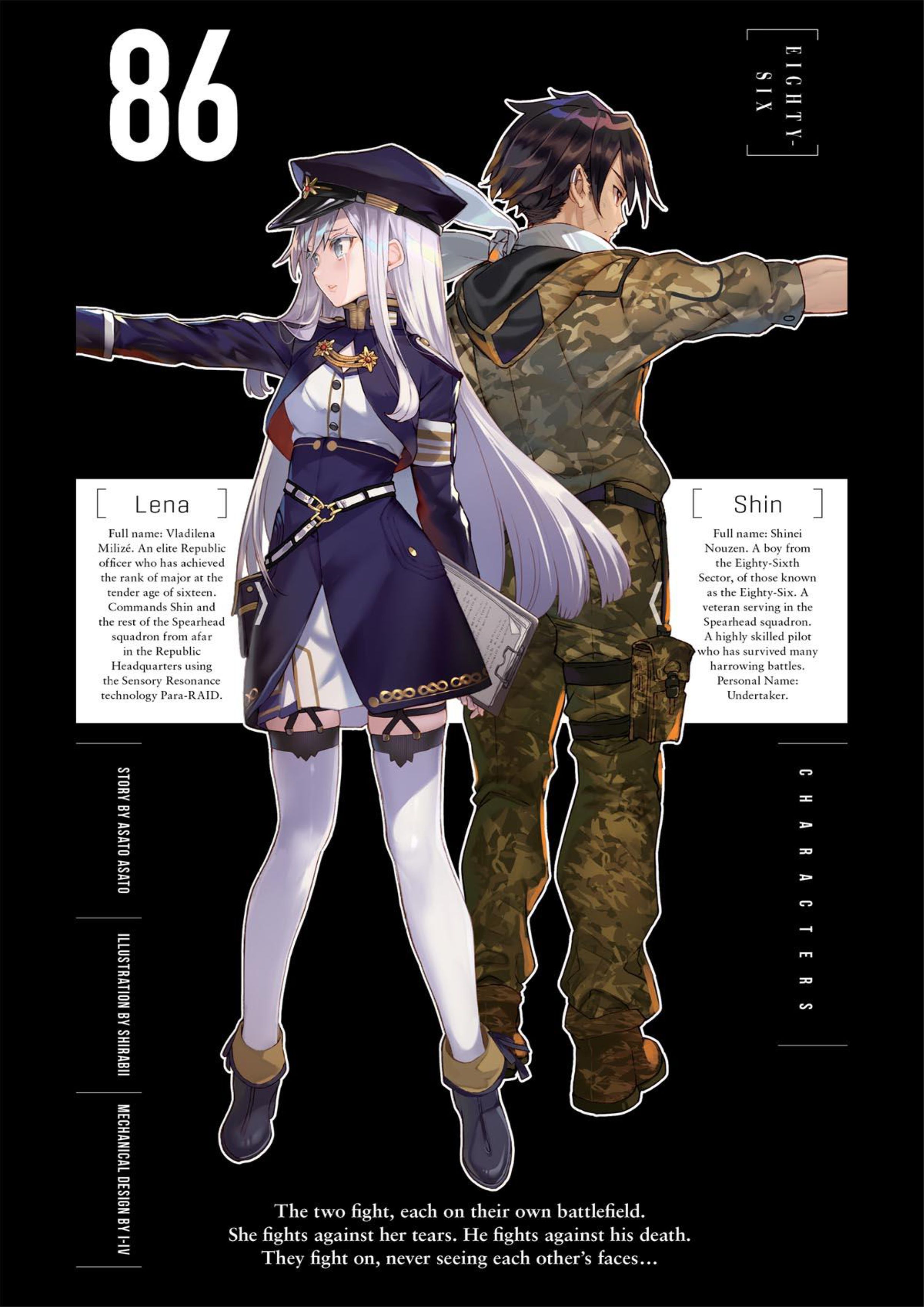 Eighty Six V1 Illustration - Megumi Novel