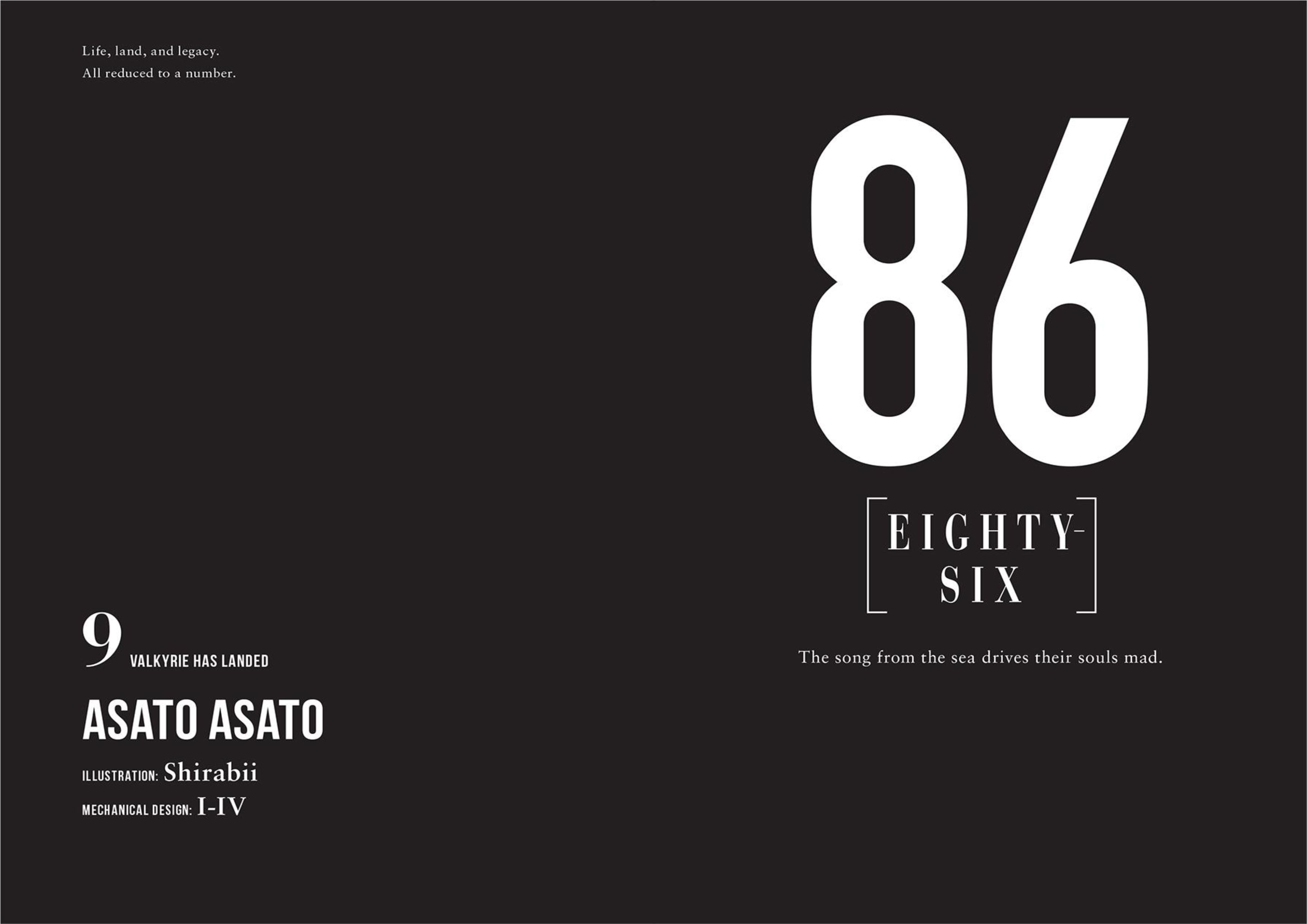 Eighty Six V9 Illustration - Megumi Novel