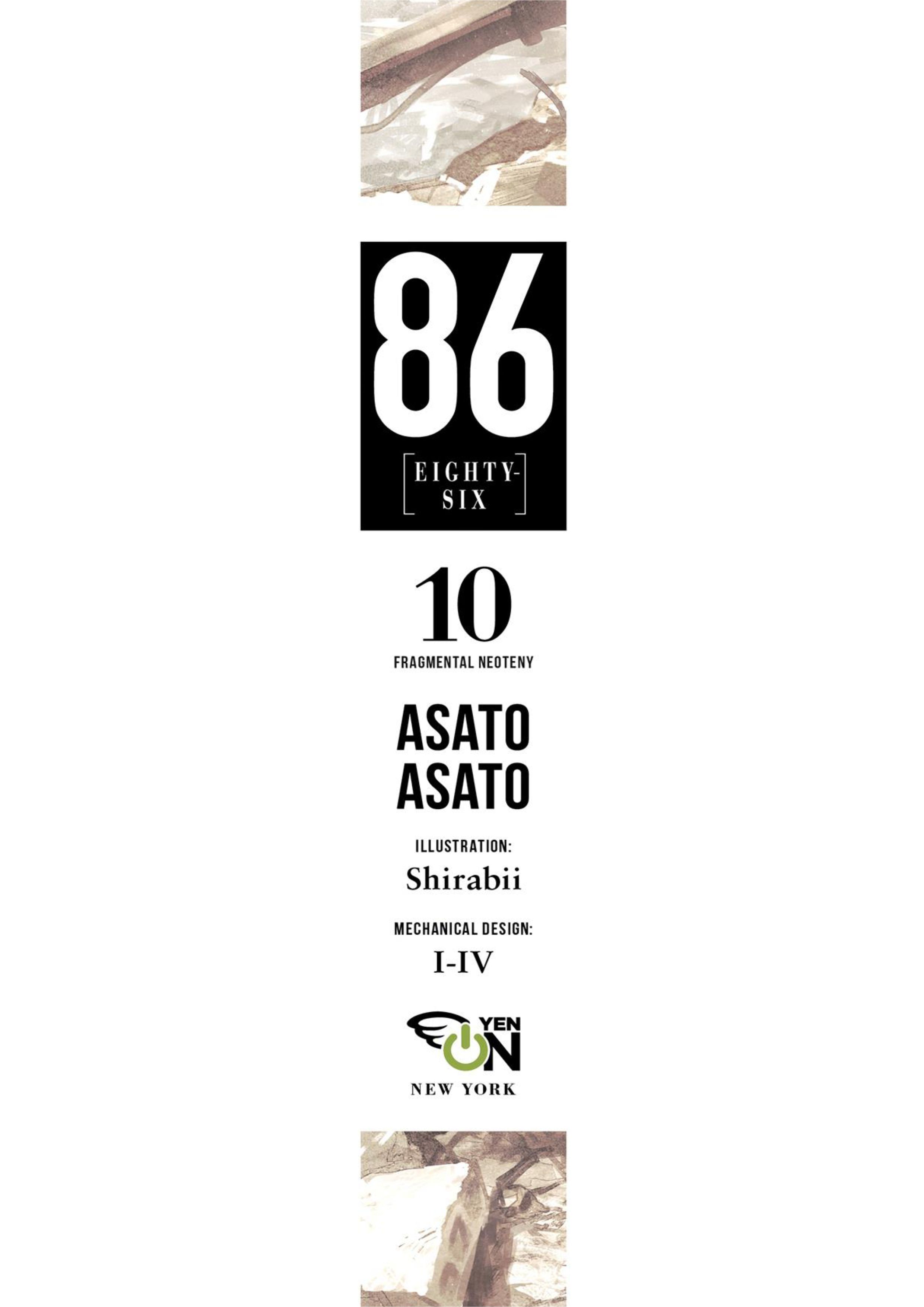 Eighty Six V10 Illustration - Megumi Novel