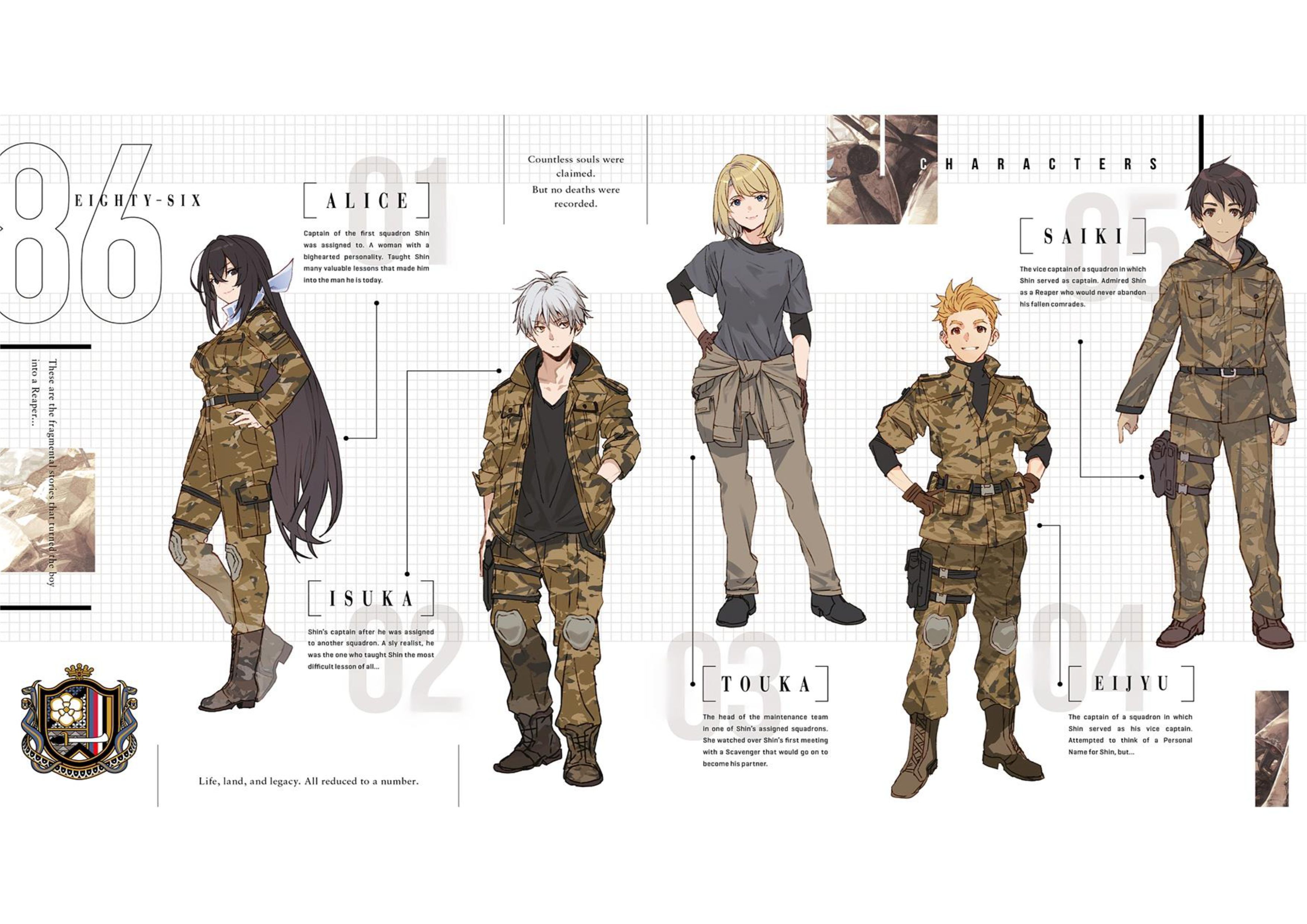 Eighty Six V10 Illustration - Megumi Novel