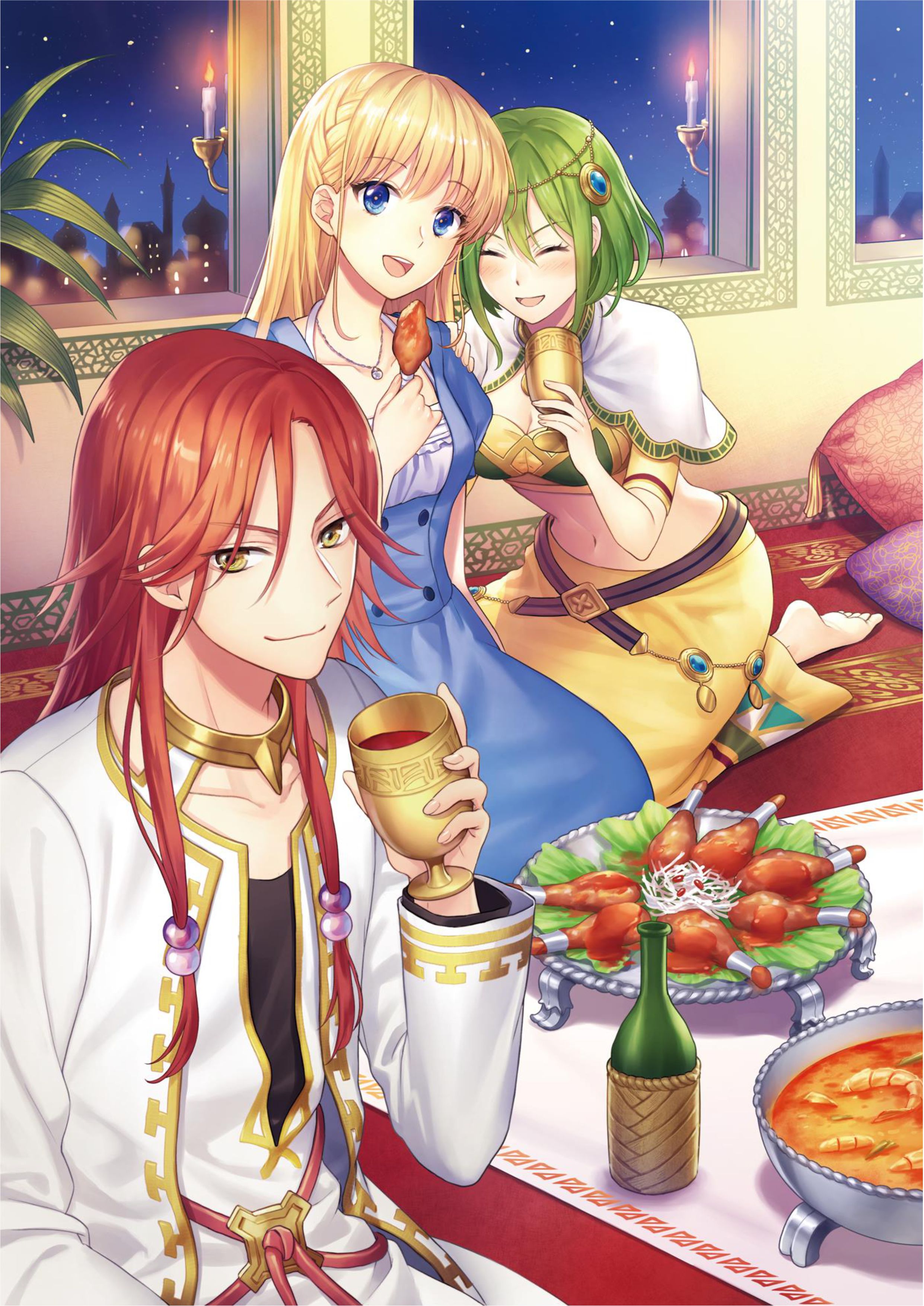 Fukushu wo Chikatta Shironeko wa Ryuuou no Hiza no Ue de Damin wo Musaboru V4 Illustration - Megumi Novel