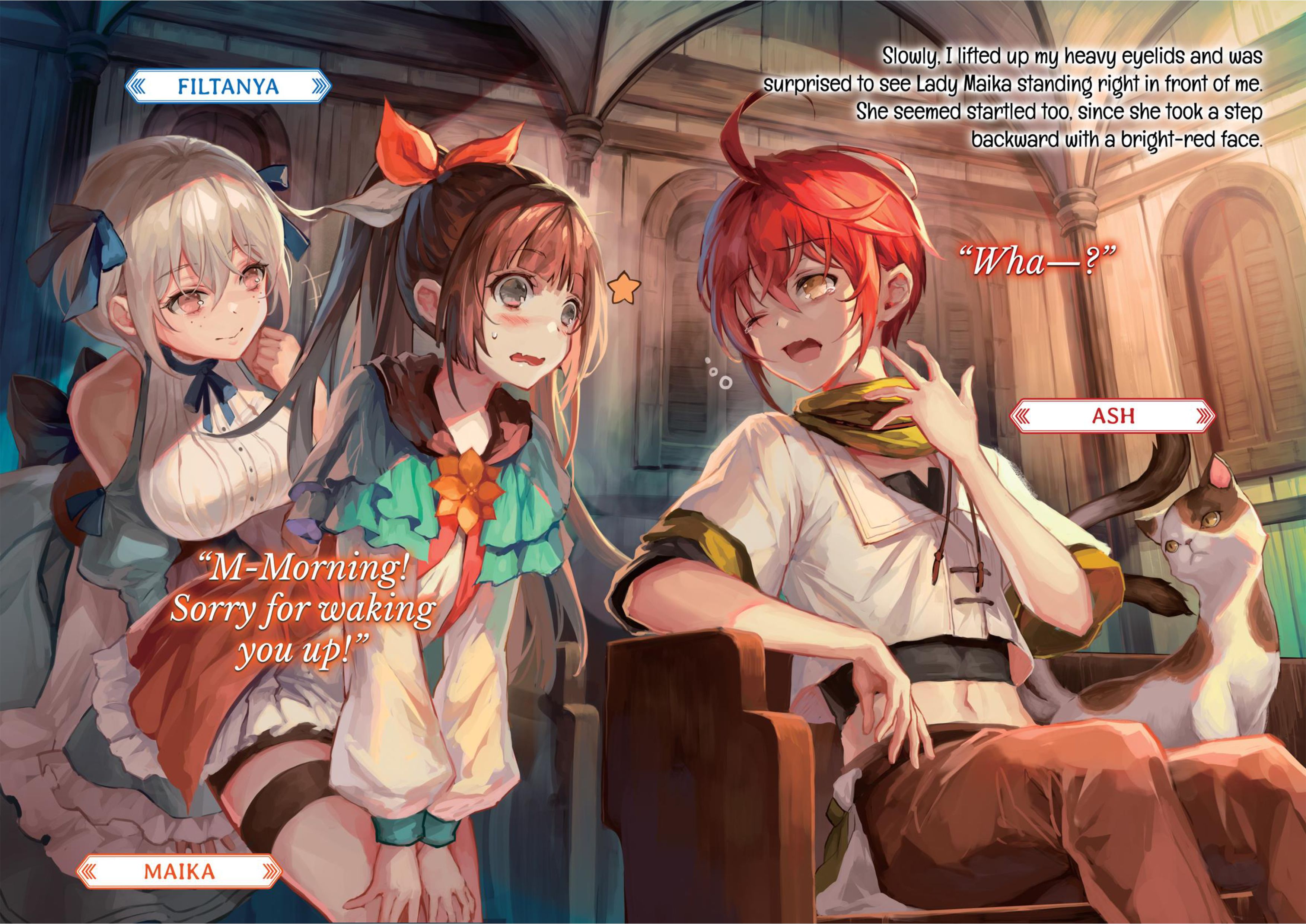 Fushi no Kami V1 Illustration - Megumi Novel