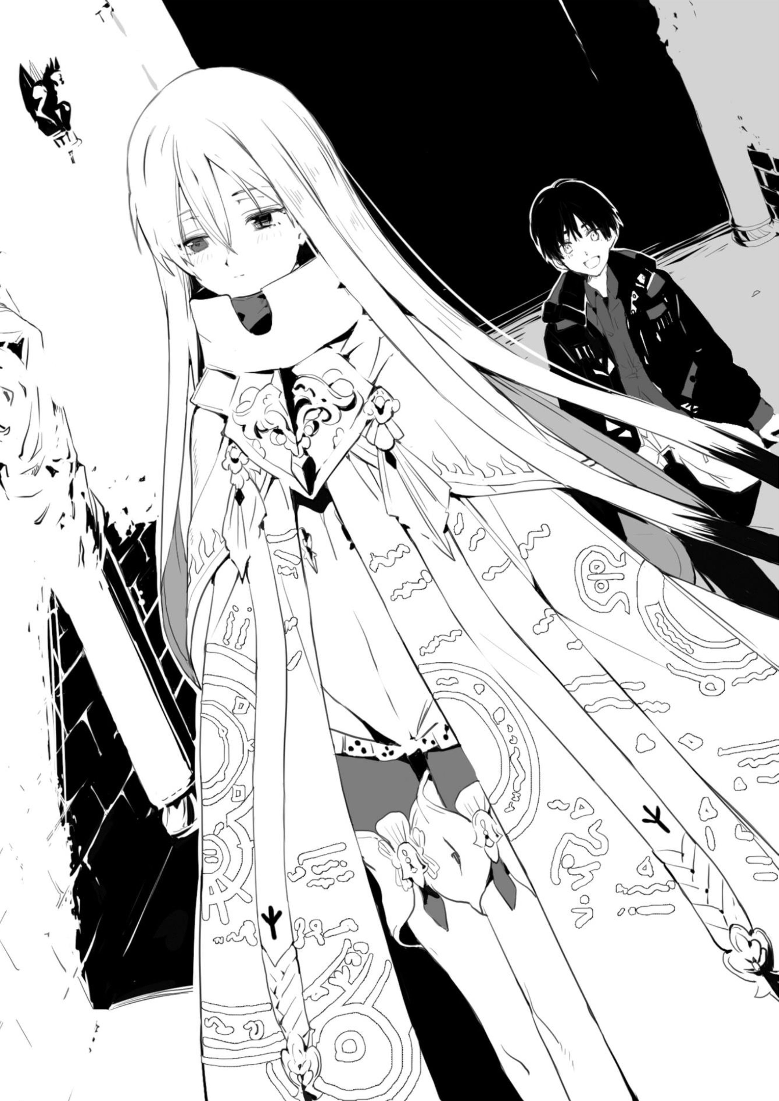 Fushisha no Deshi V1 Illustration - Megumi Novel