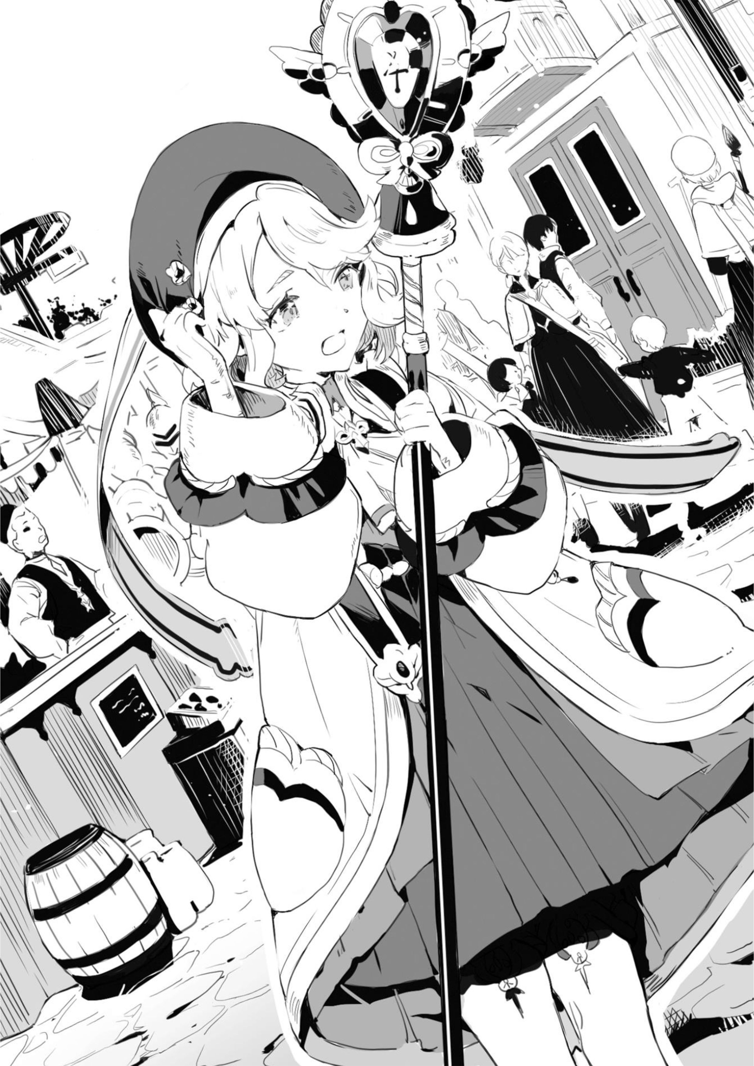 Fushisha no Deshi V1 Illustration - Megumi Novel