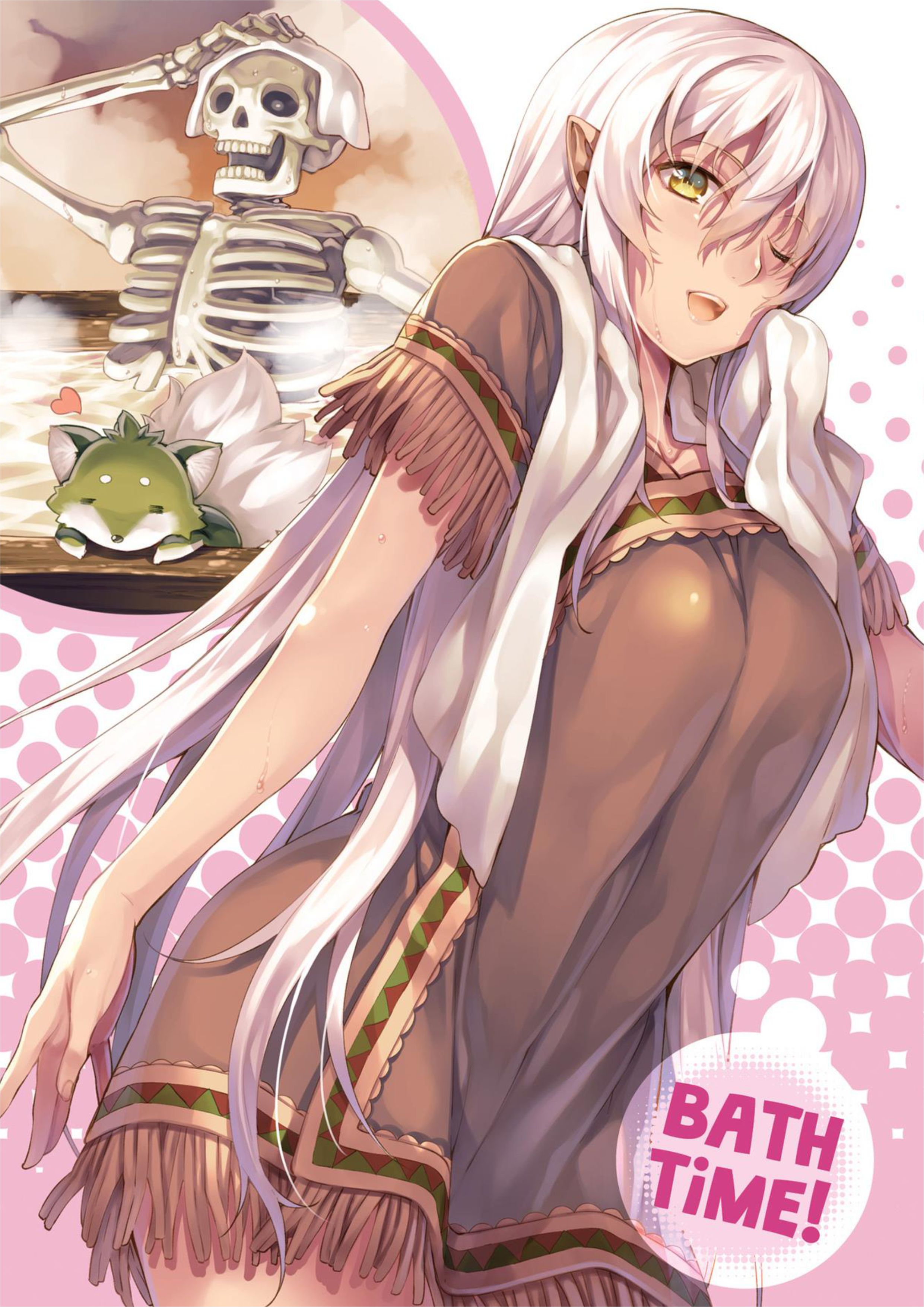 Gaikotsu Kishi-sama V2 Illustration - Megumi Novel