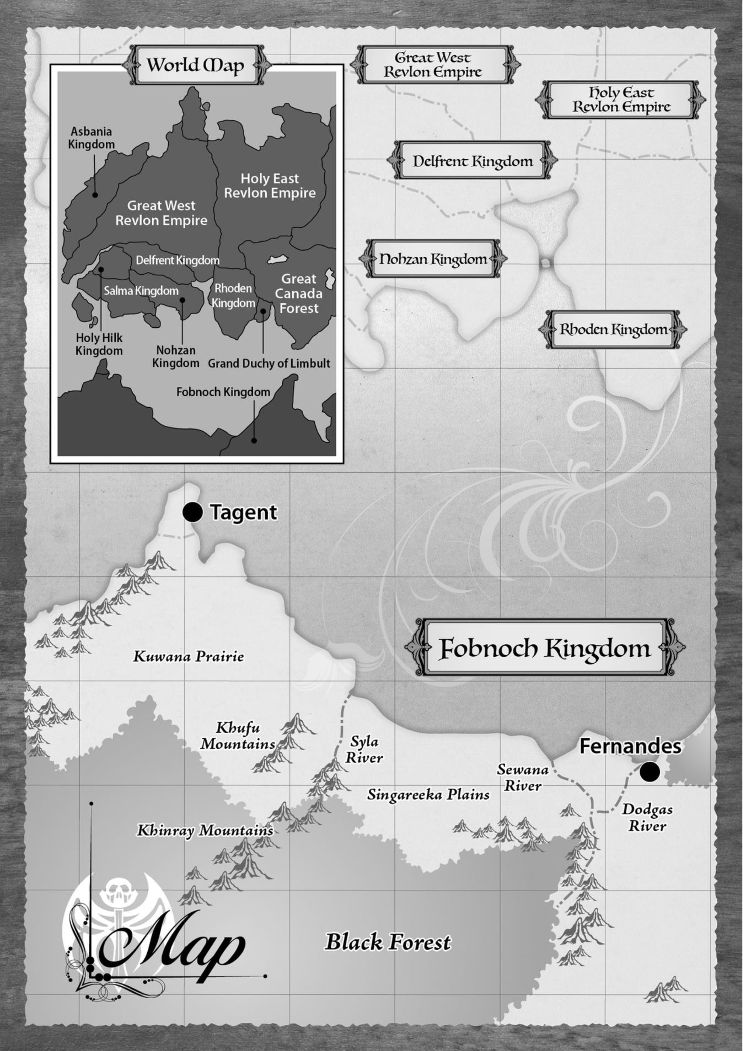 Gaikotsu Kishi-sama V5 Illustration - Megumi Novel