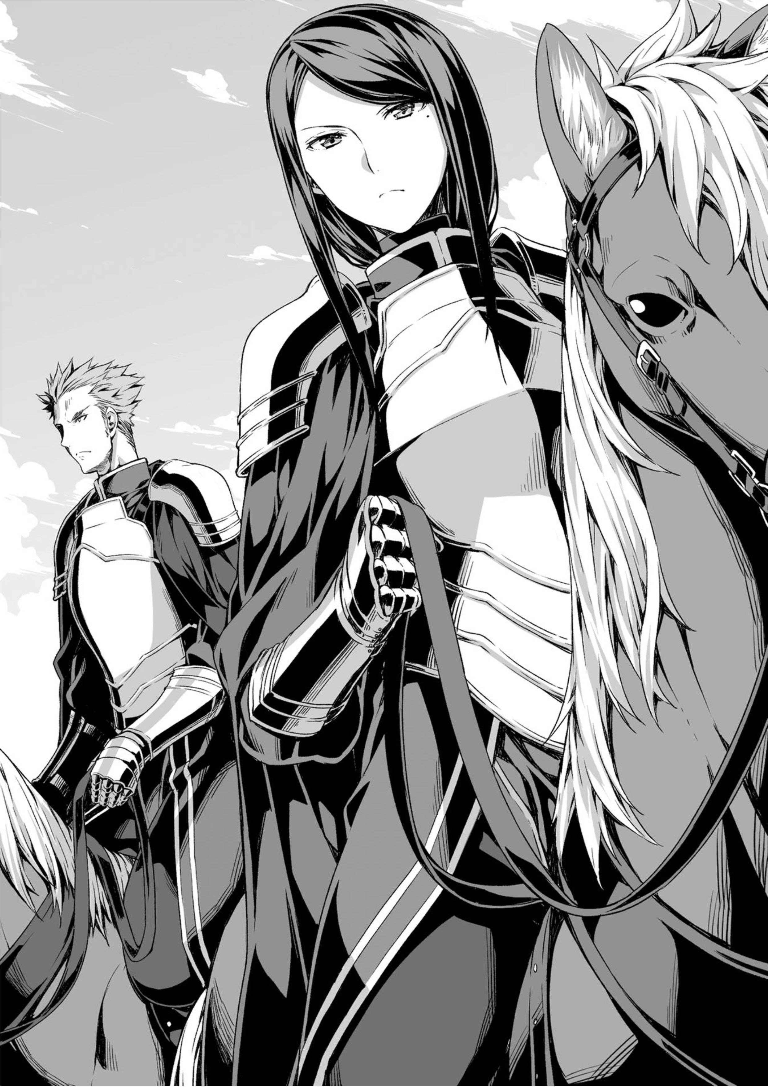 Gaikotsu Kishi-sama V6 Illustration - Megumi Novel