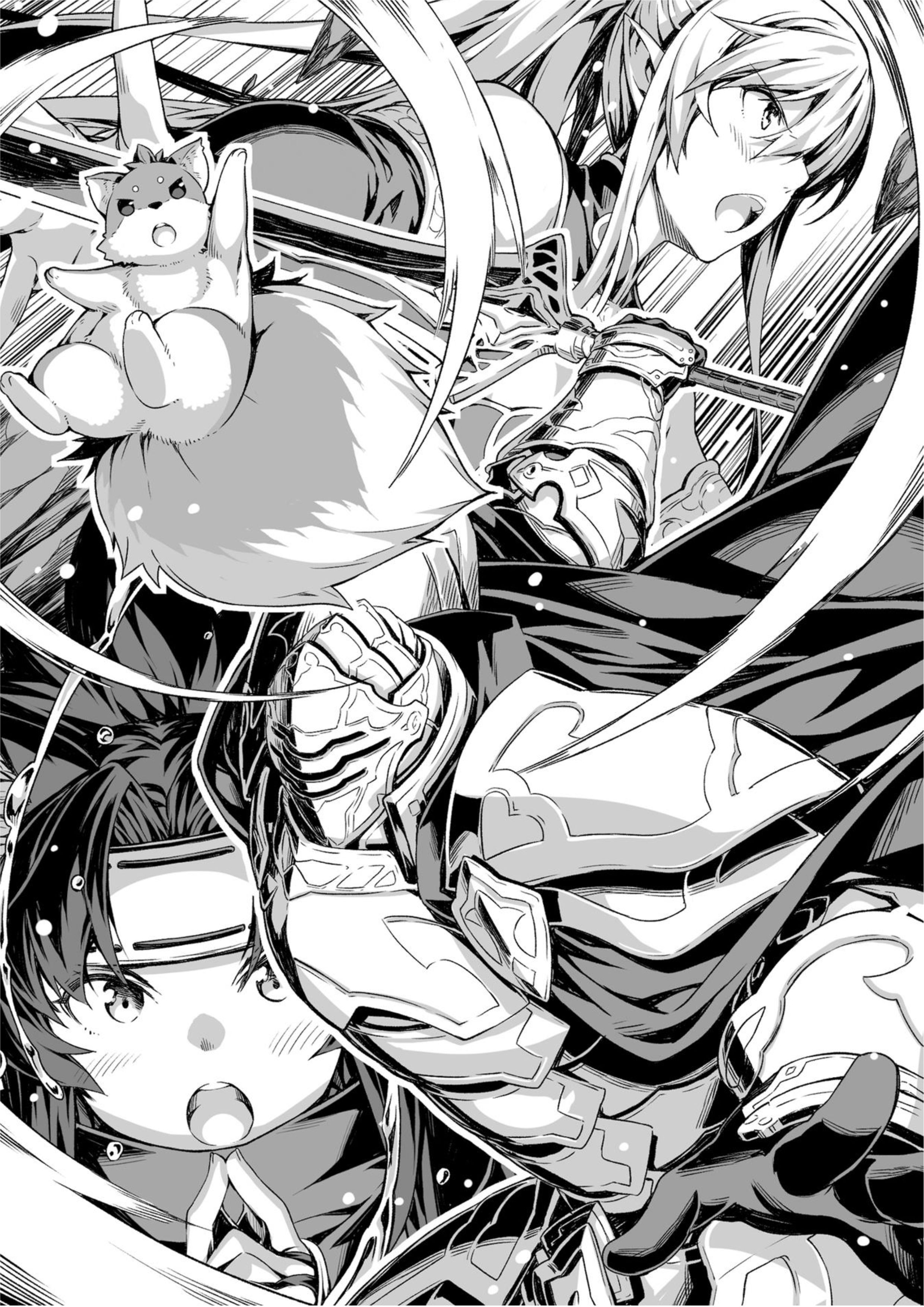 Gaikotsu Kishi-sama V6 Illustration - Megumi Novel