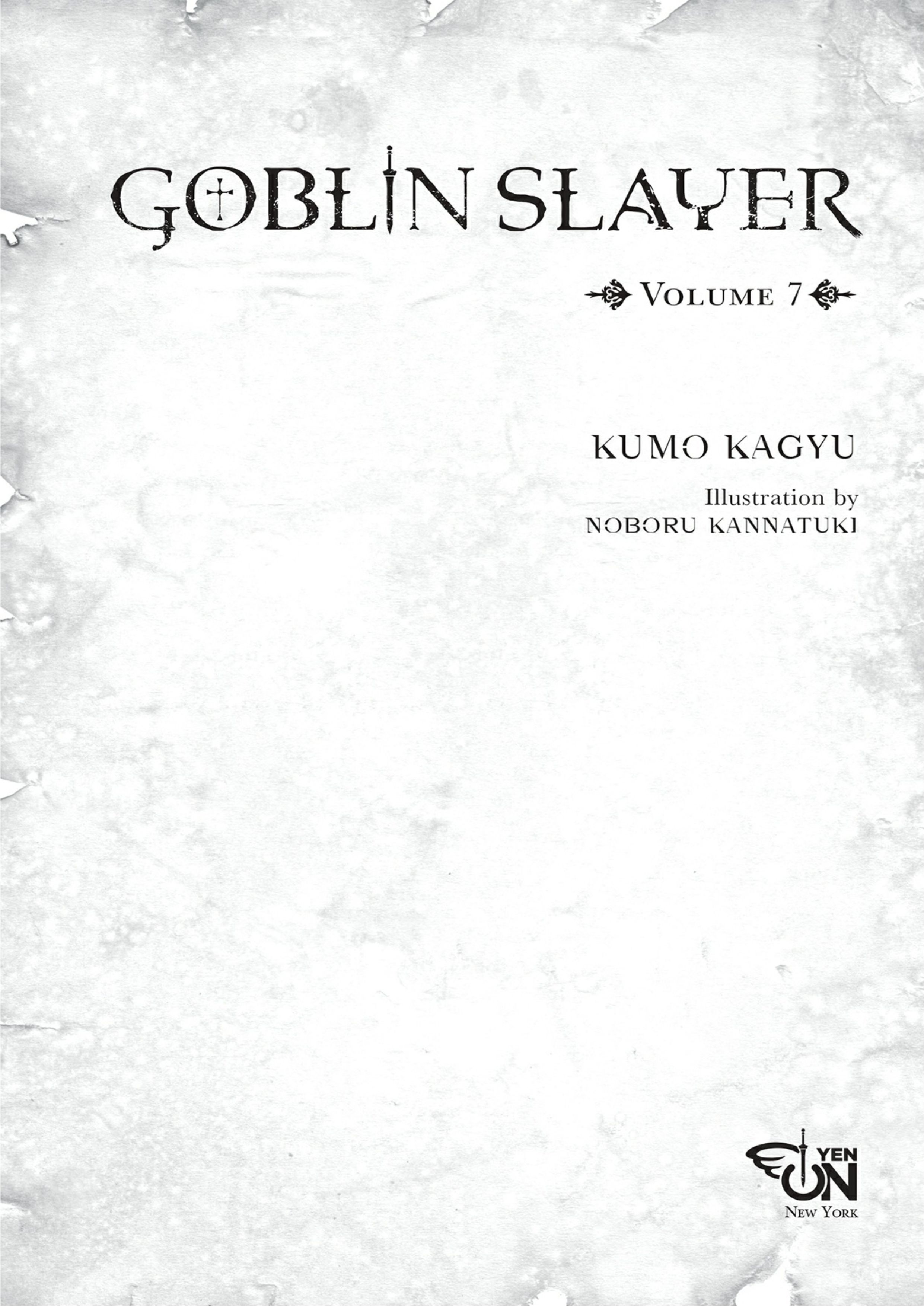 Goblin Slayer V7 Illustration - Megumi Novel