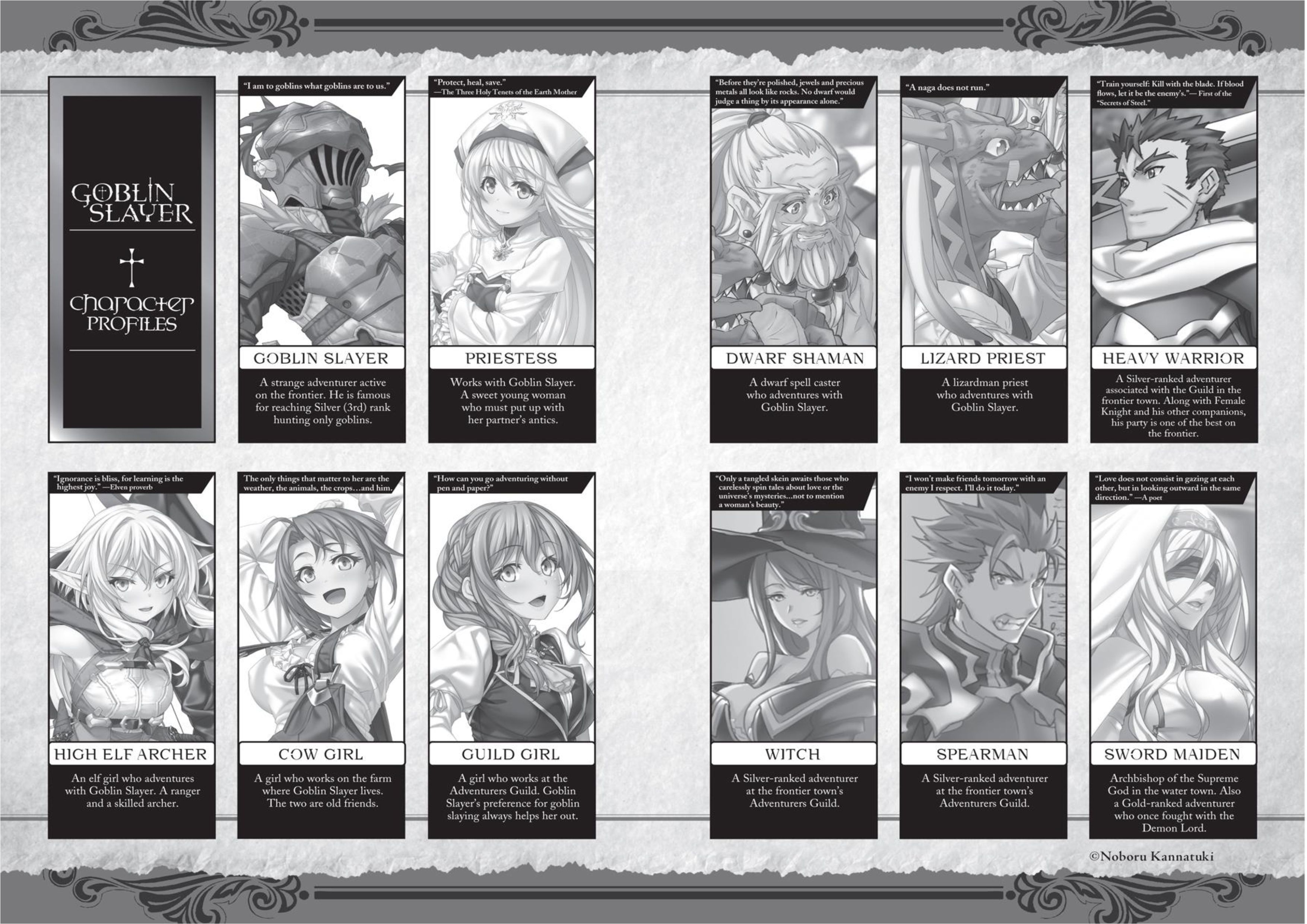 Goblin Slayer V12 Illustration - Megumi Novel