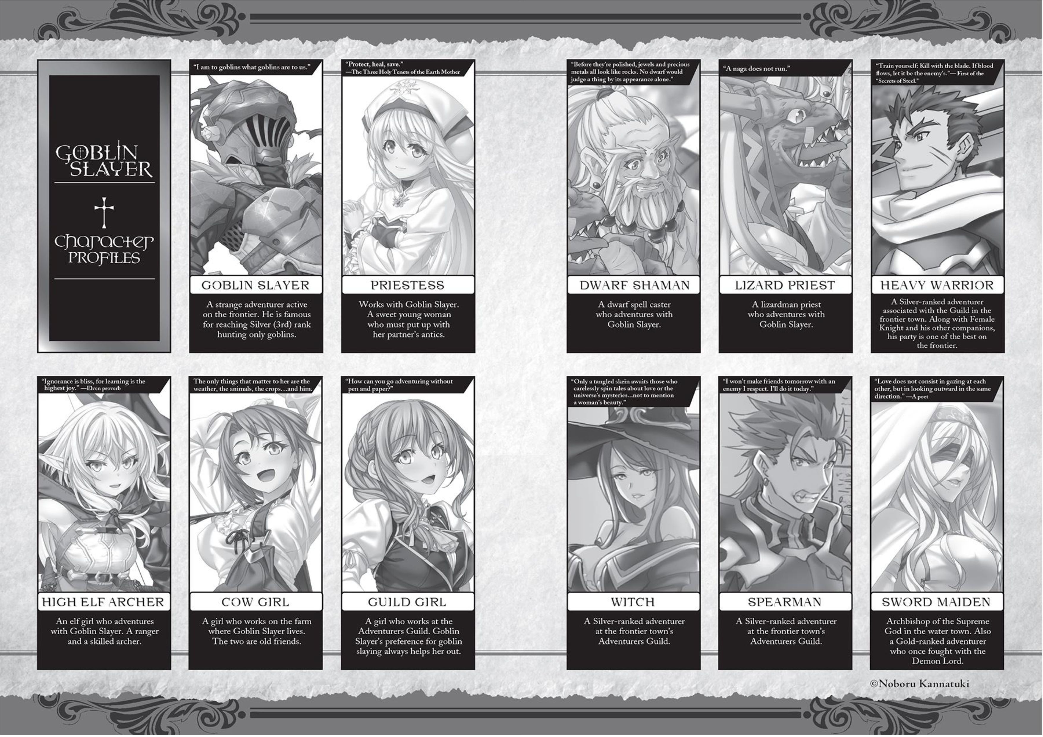 Goblin Slayer V13 Illustration - Megumi Novel