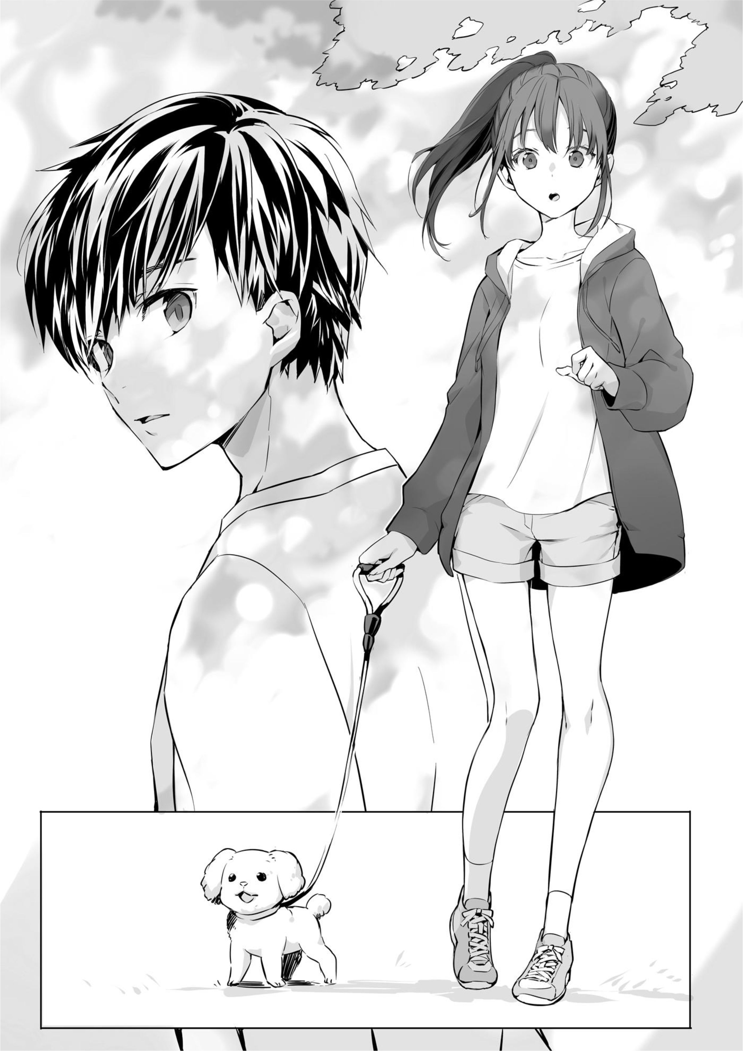 Haibara-kun no Tsuyokute Seisyun New Game V1 Illustration - Megumi Novel