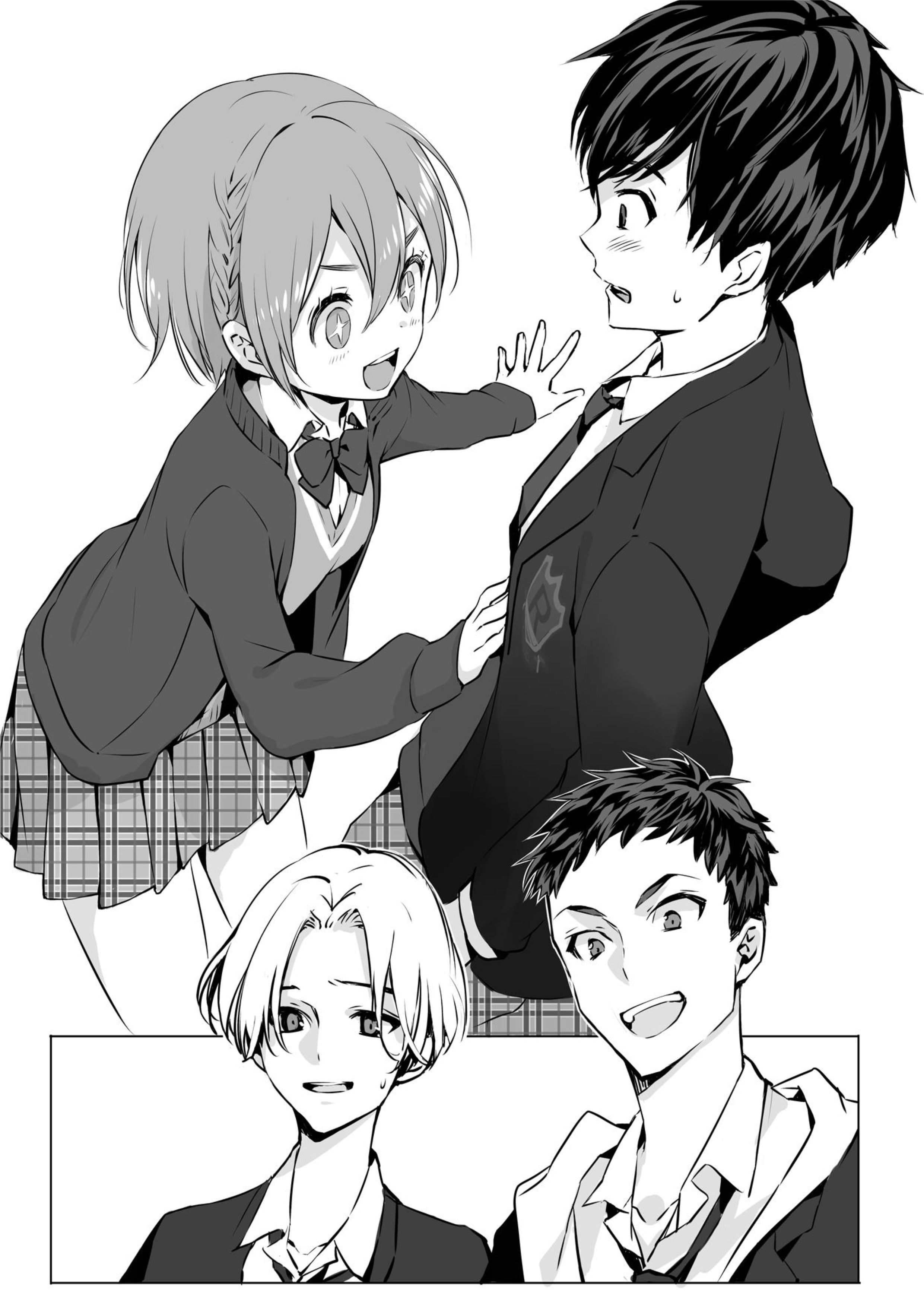 Haibara-kun no Tsuyokute Seisyun New Game V1 Illustration - Megumi Novel